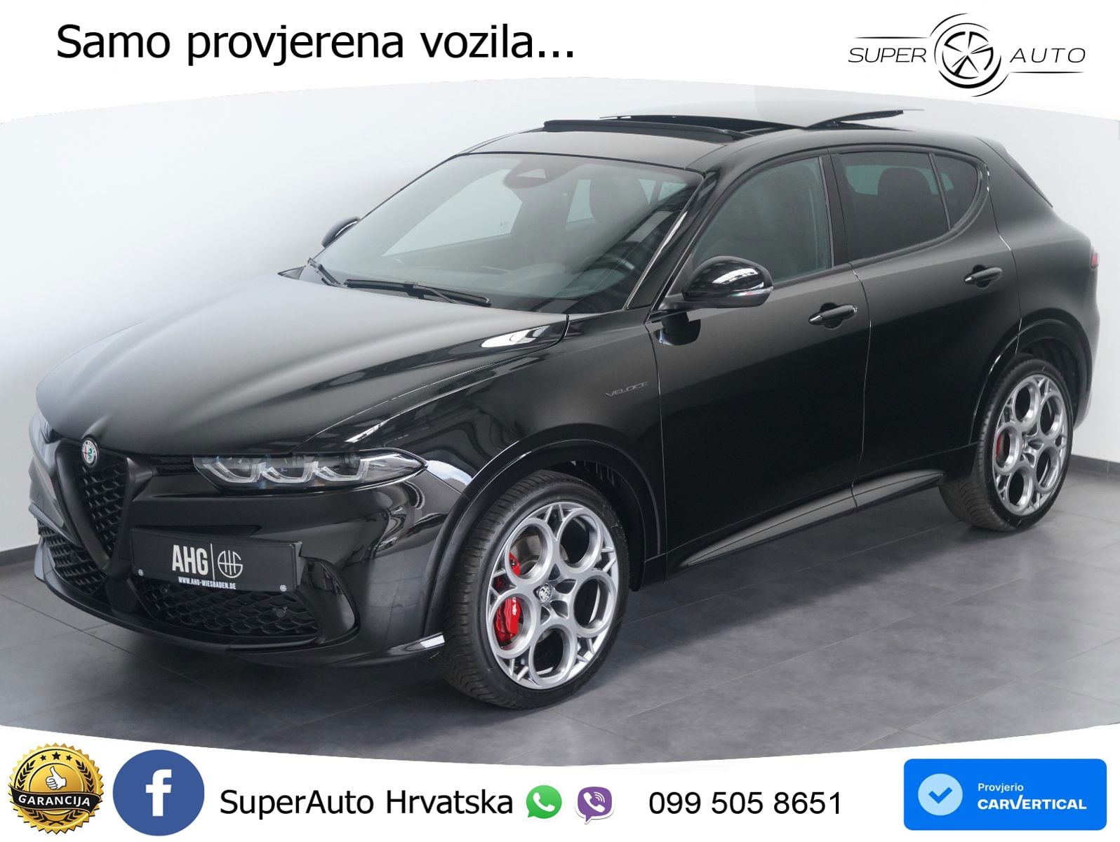 Alfa Romeo Tonale 1.5 VGT (160 KS) 48V-Hybrid TCT LED+GR SJED+ACC