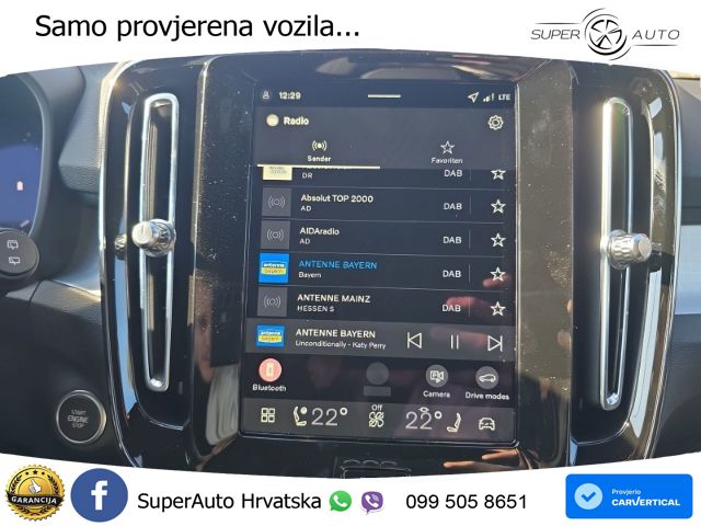 Volvo XC40 2.0 B3 163 KS Automatic LED+GR SJED+ACC