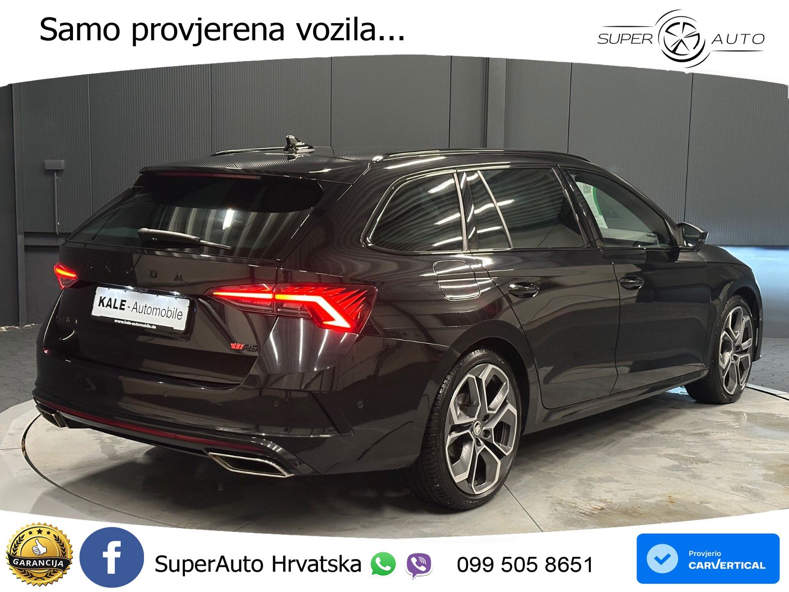 Škoda Octavia Combi RS 2.0 TDI (200 KS) 4x4 DSG LED+GR SJED+ACC