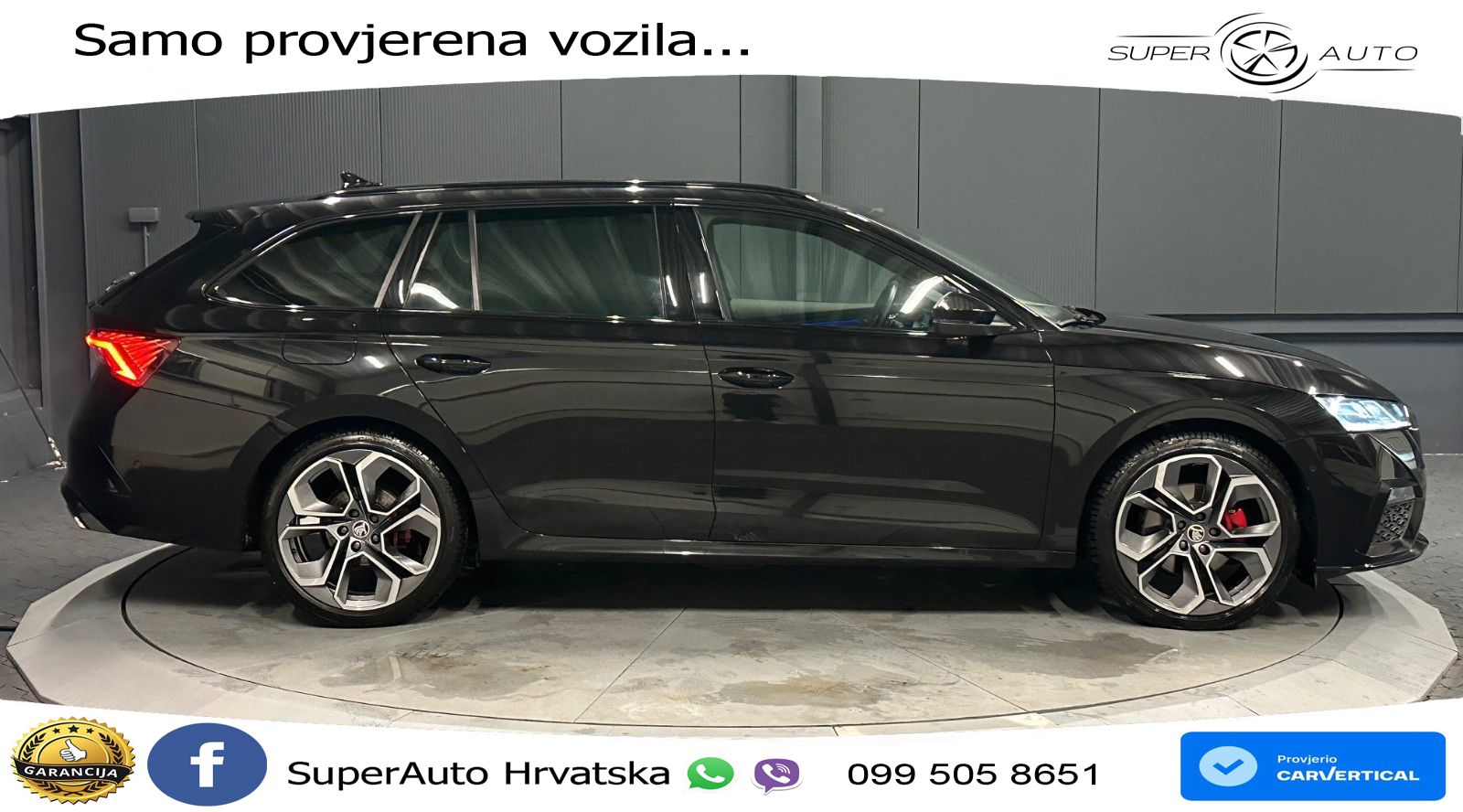 Škoda Octavia Combi RS 2.0 TDI (200 KS) 4x4 DSG LED+GR SJED+ACC