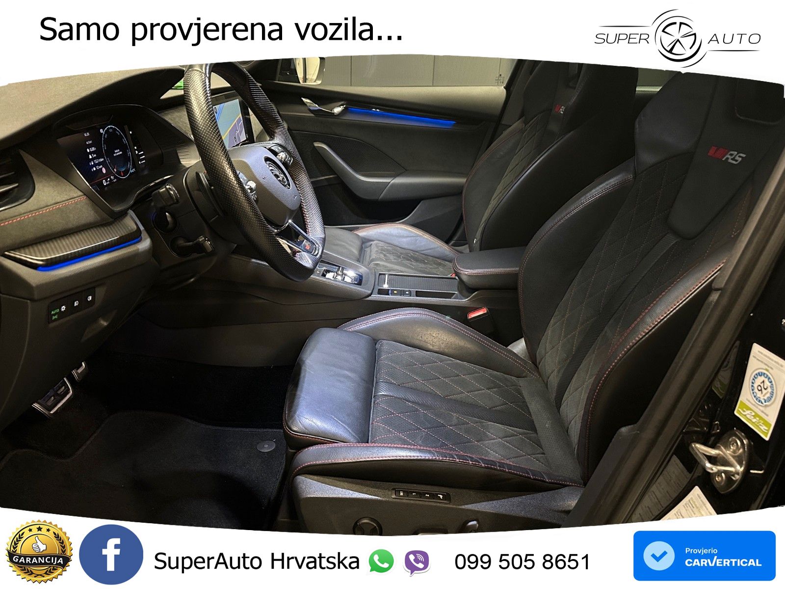 Škoda Octavia Combi RS 2.0 TDI (200 KS) 4x4 DSG LED+GR SJED+ACC