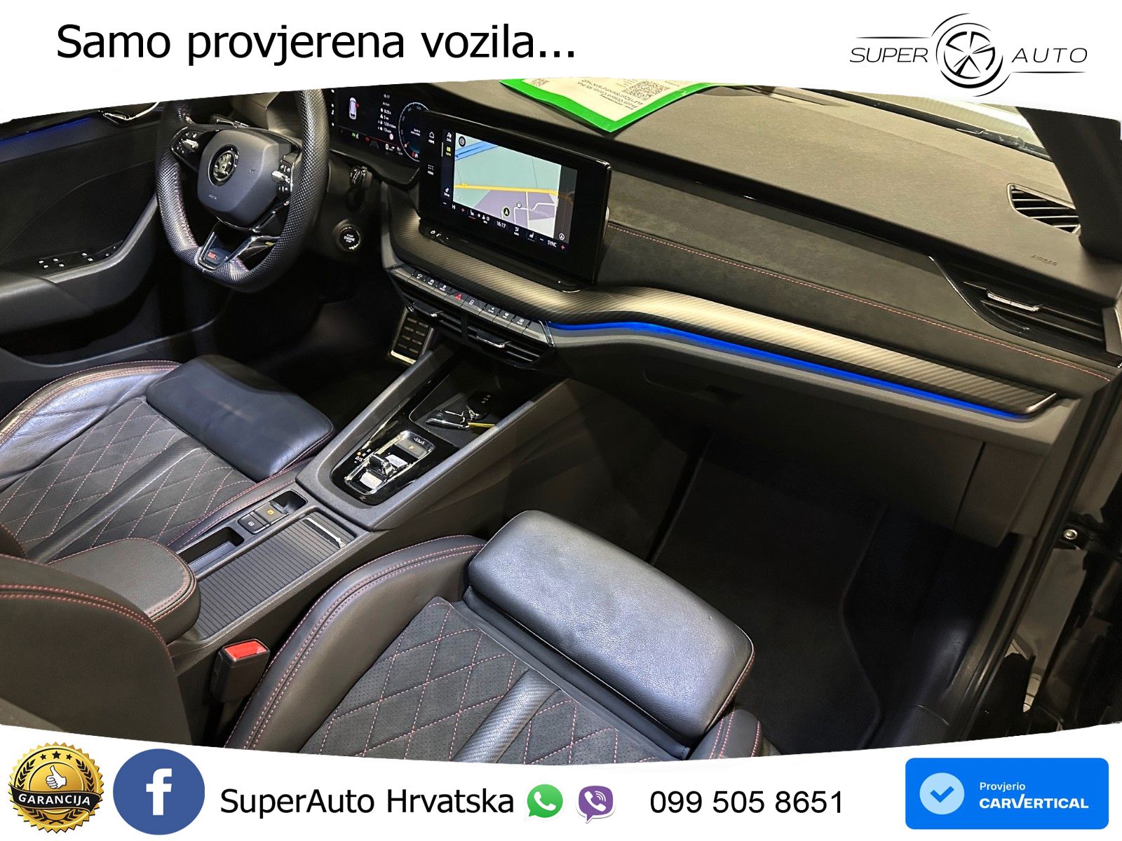 Škoda Octavia Combi RS 2.0 TDI (200 KS) 4x4 DSG LED+GR SJED+ACC