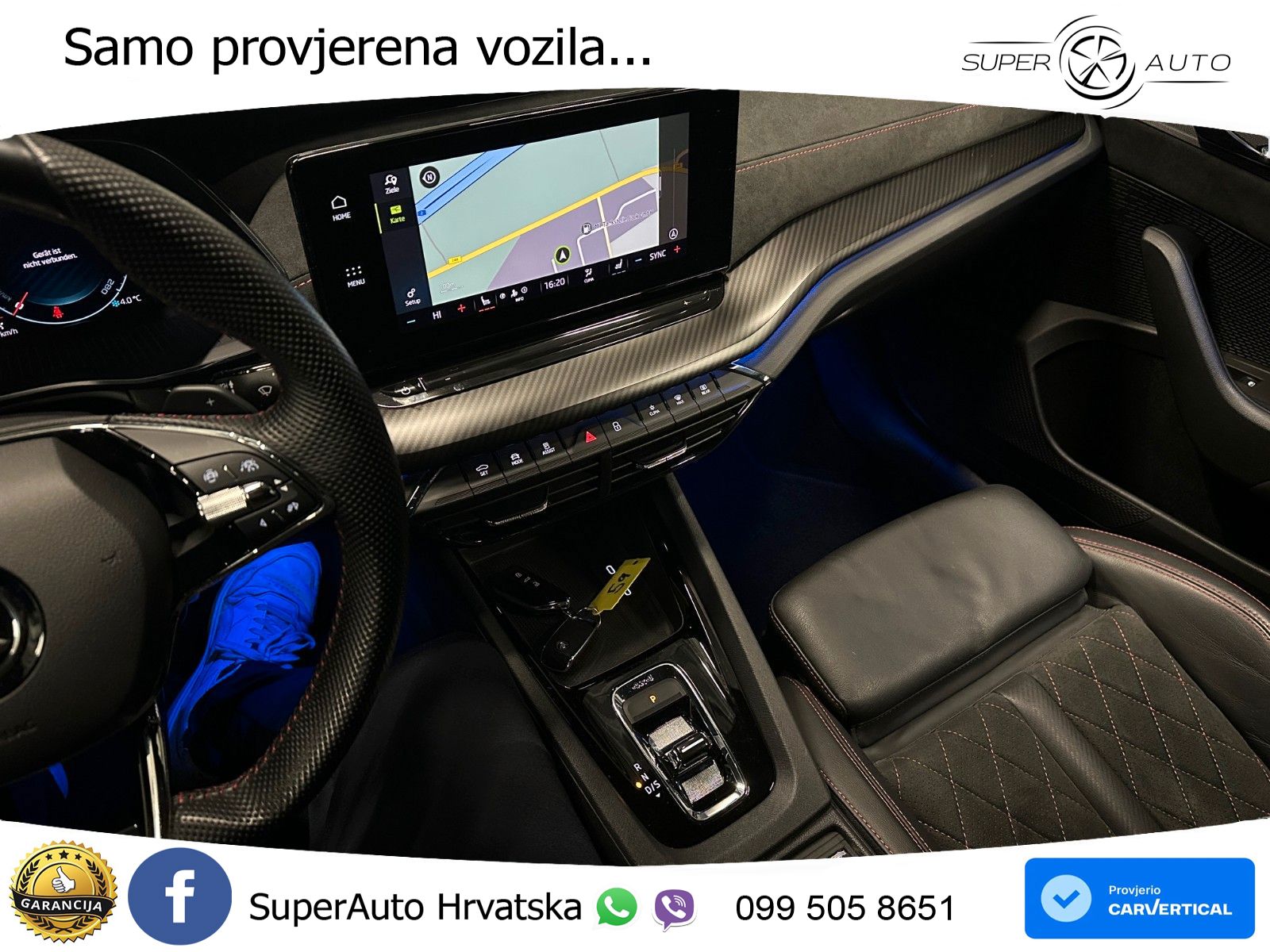 Škoda Octavia Combi RS 2.0 TDI (200 KS) 4x4 DSG LED+GR SJED+ACC