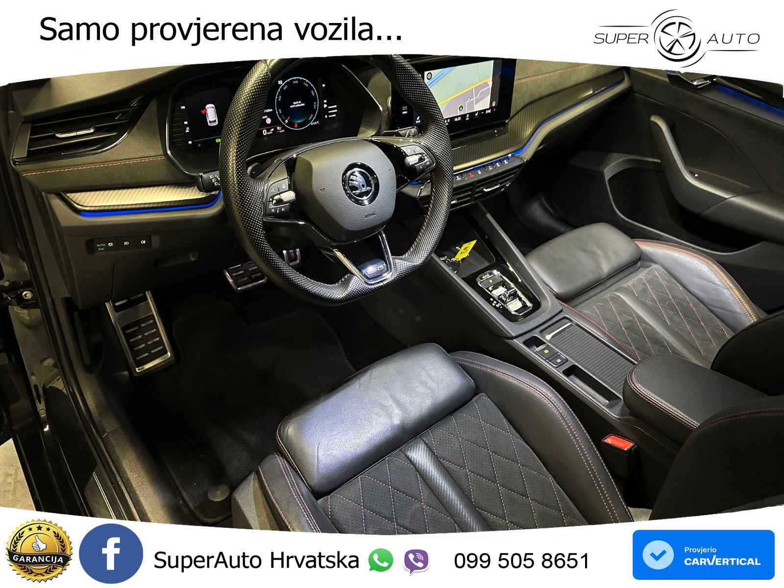 Škoda Octavia Combi RS 2.0 TDI (200 KS) 4x4 DSG LED+GR SJED+ACC