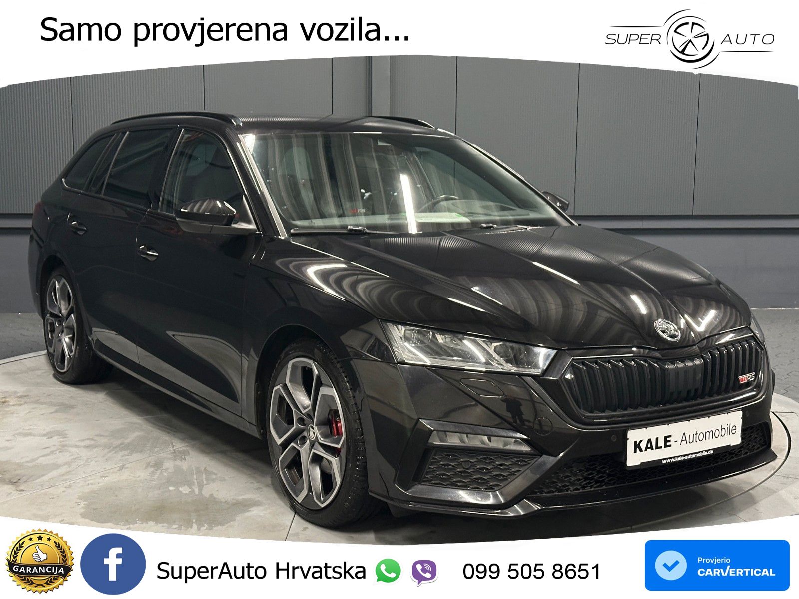 Škoda Octavia Combi RS 2.0 TDI (200 KS) 4x4 DSG LED+GR SJED+ACC