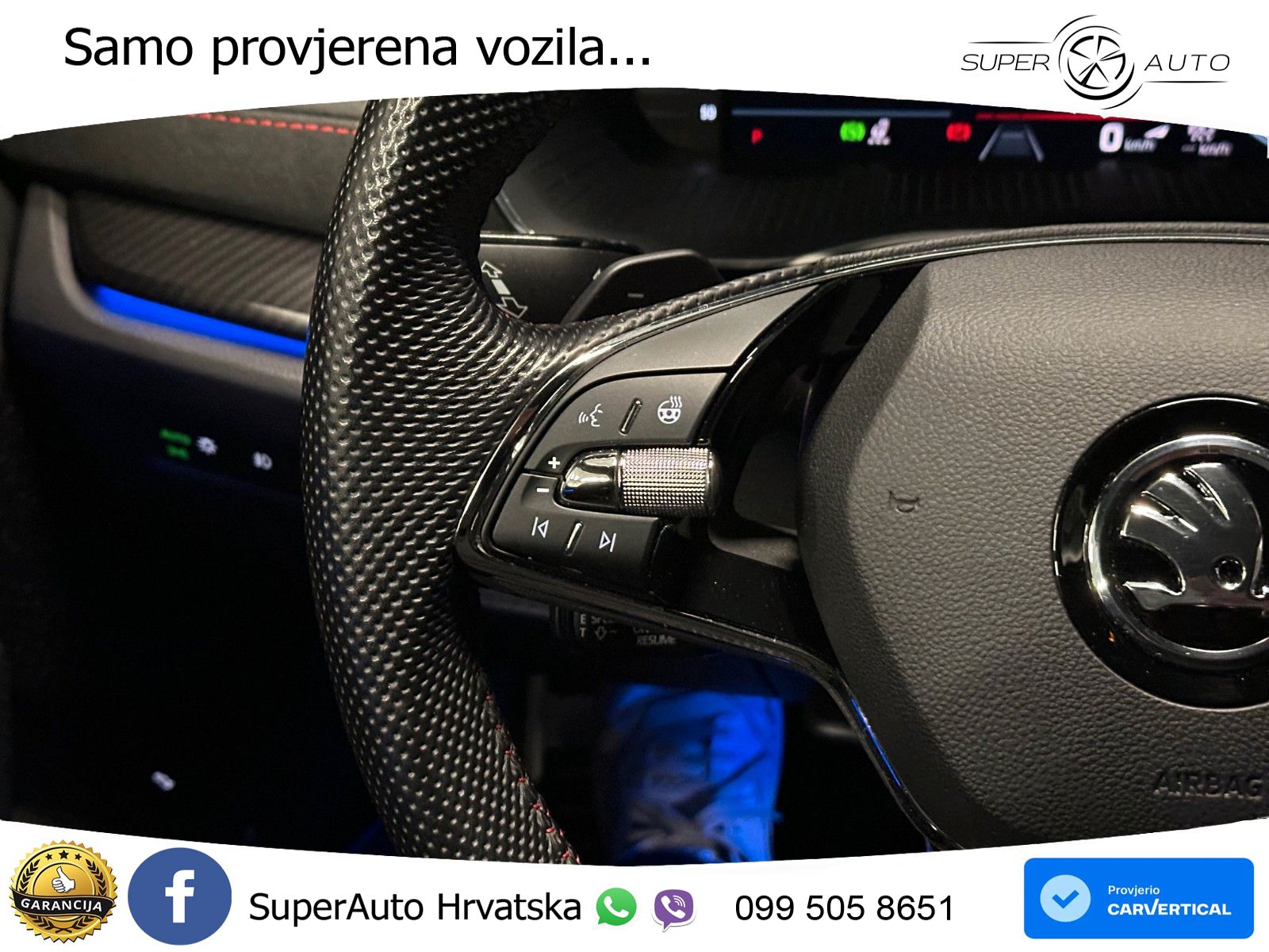 Škoda Octavia Combi RS 2.0 TDI (200 KS) 4x4 DSG LED+GR SJED+ACC