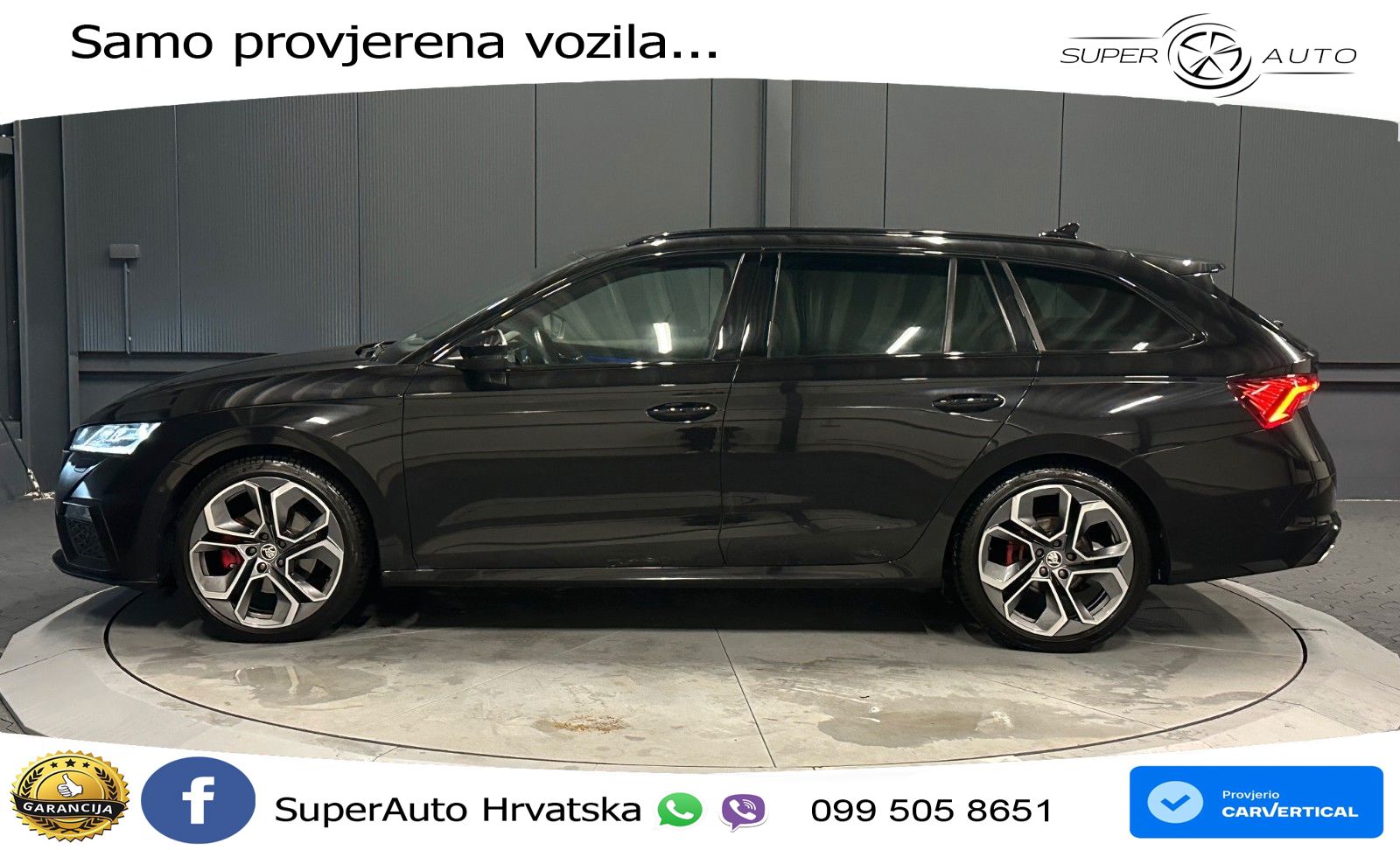 Škoda Octavia Combi RS 2.0 TDI (200 KS) 4x4 DSG LED+GR SJED+ACC