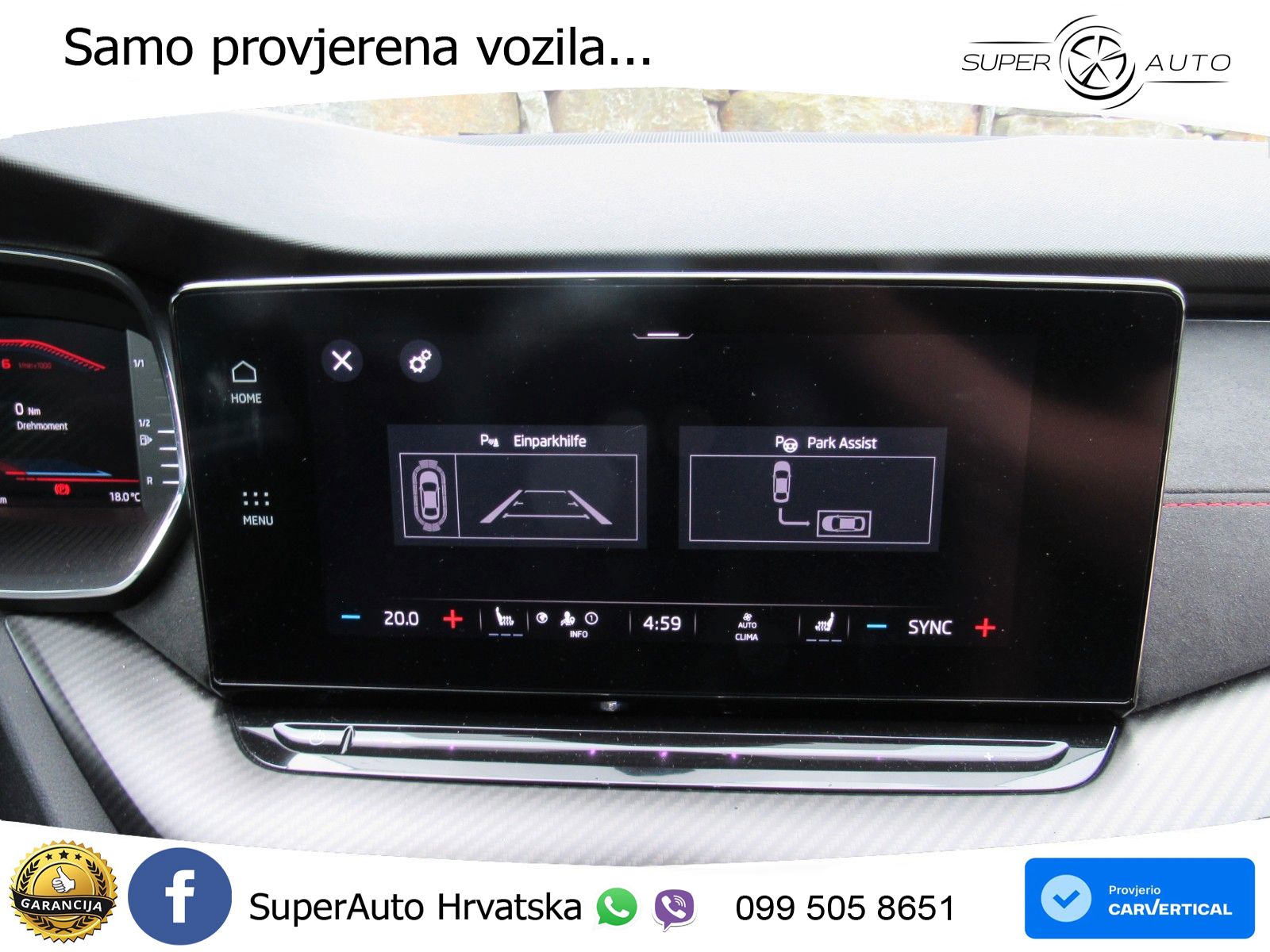 Škoda Octavia Combi RS 2.0 TDI (200 KS) 4x4 DSG LED+GR SJED+ACC