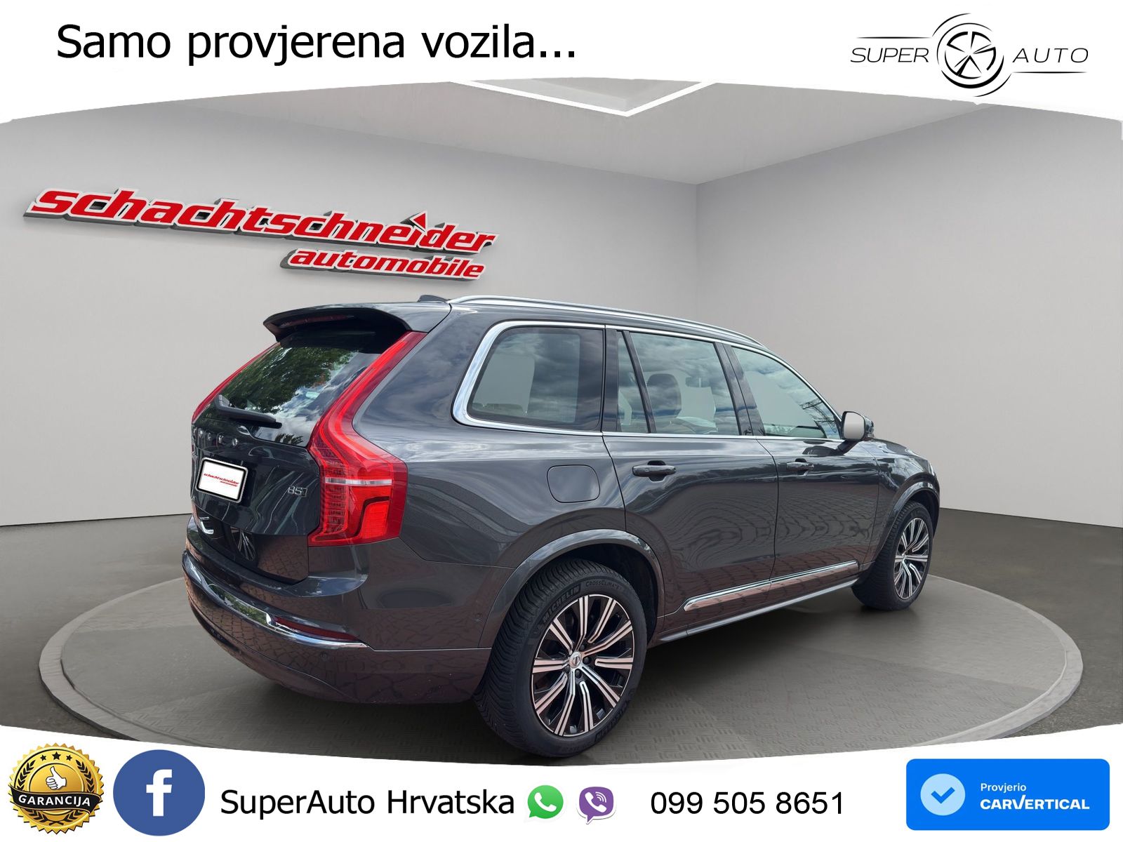 Volvo XC90 2.0 B5 Diesel AWD Automatic ACC+HEAD+4xGR SJED+360+PANO