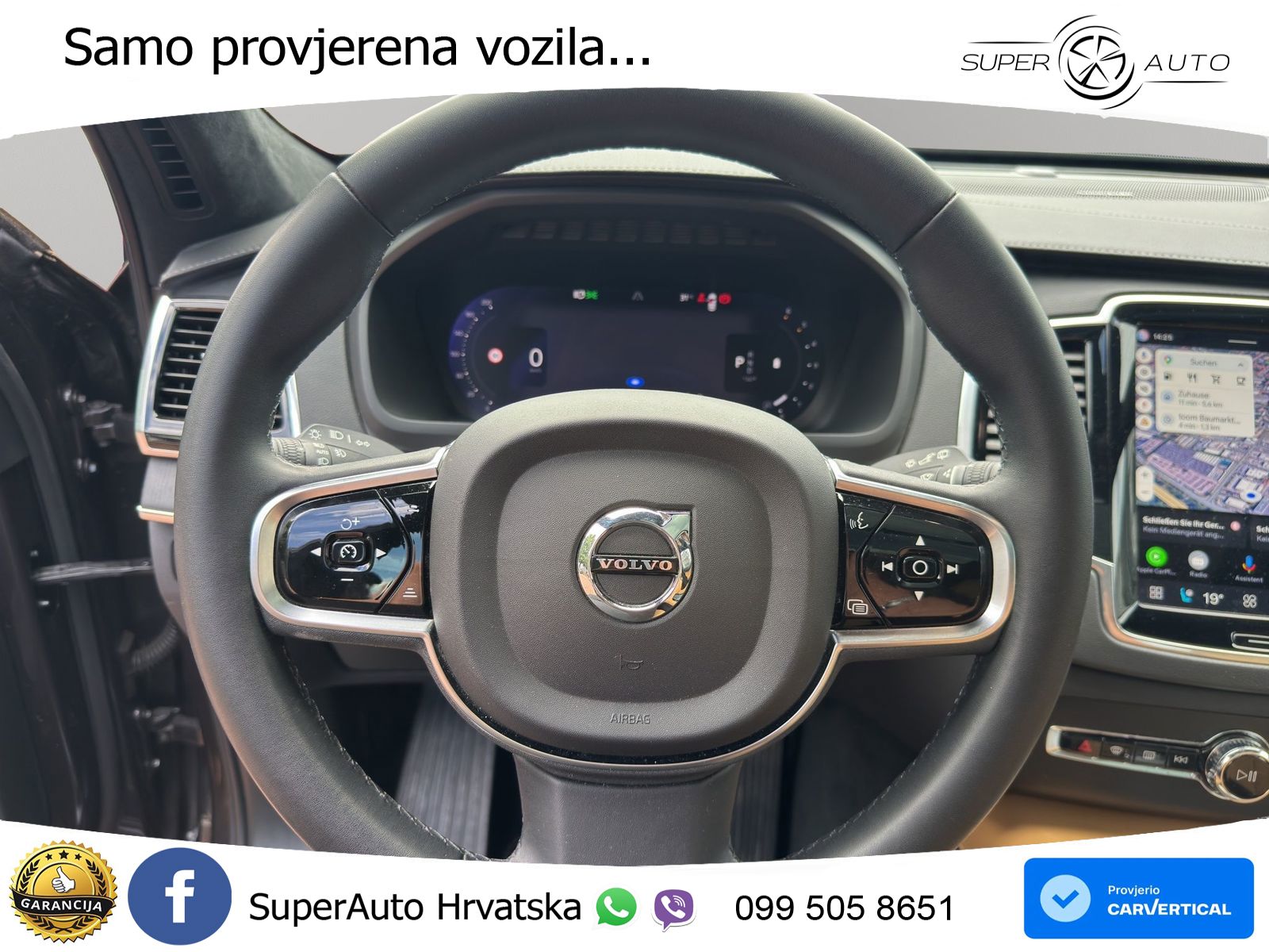 Volvo XC90 2.0 B5 Diesel AWD Automatic ACC+HEAD+4xGR SJED+360+PANO