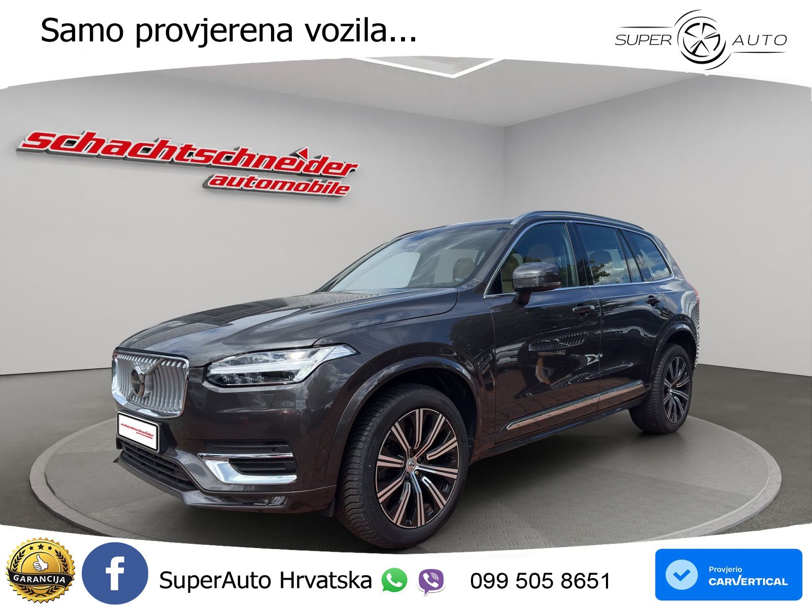 Volvo XC90 2.0 B5 Diesel AWD Automatic ACC+HEAD+4xGR SJED+360+PANO