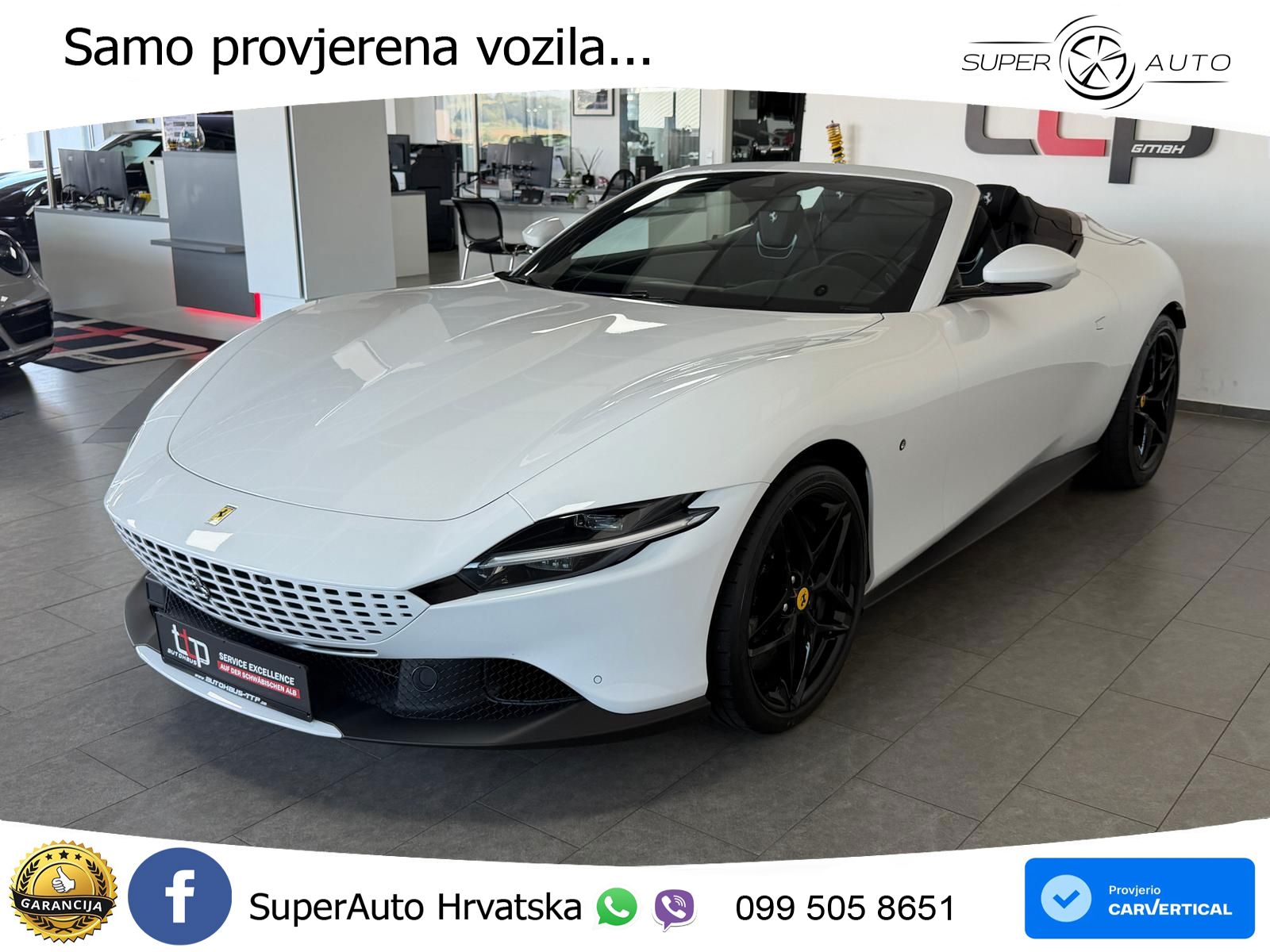 Ferrari Roma Spider 3.9 V8 (620 KS) F1 DCT LED+GR SJED+ACC