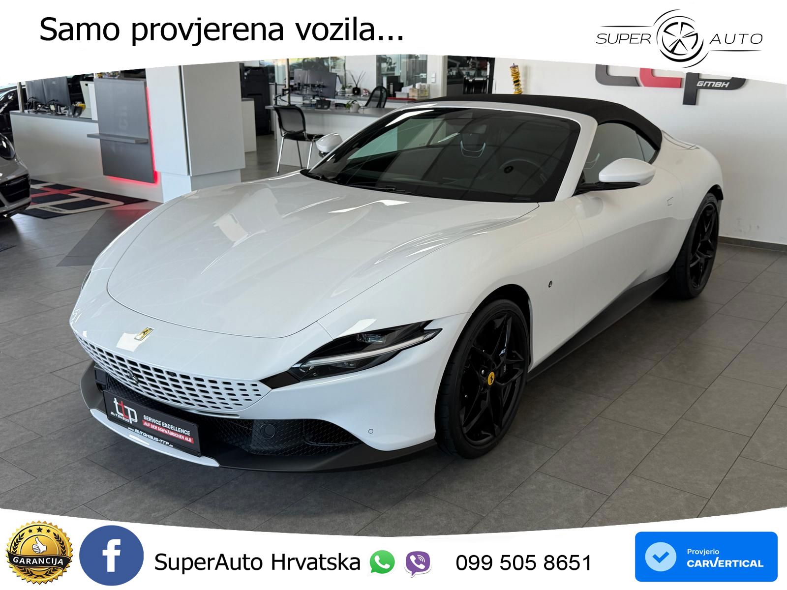 Ferrari Roma Spider 3.9 V8 (620 KS) F1 DCT LED+GR SJED+ACC
