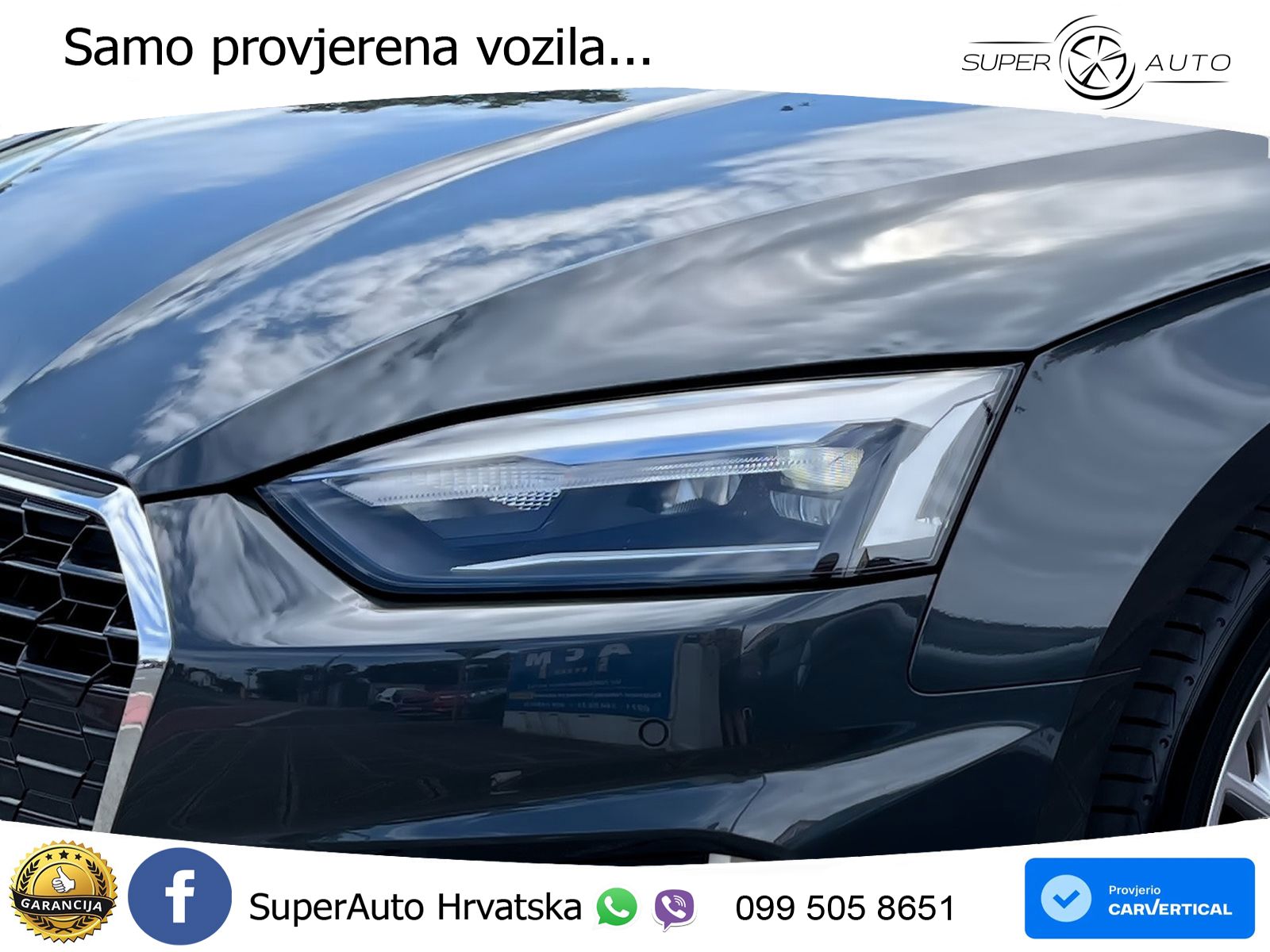 Audi A5 Sportback  40 TFSI (204 KS) quattro S tronic LED+GR SJED+ACC