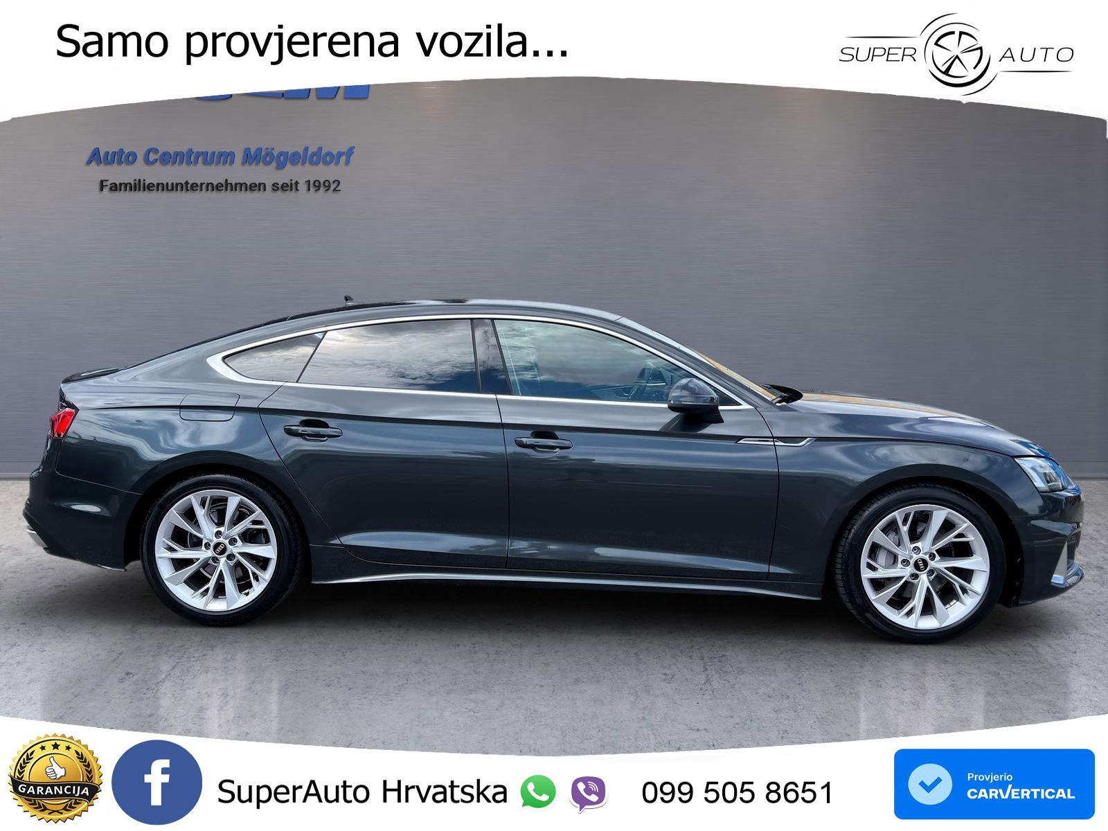 Audi A5 Sportback  40 TFSI (204 KS) quattro S tronic LED+GR SJED+ACC