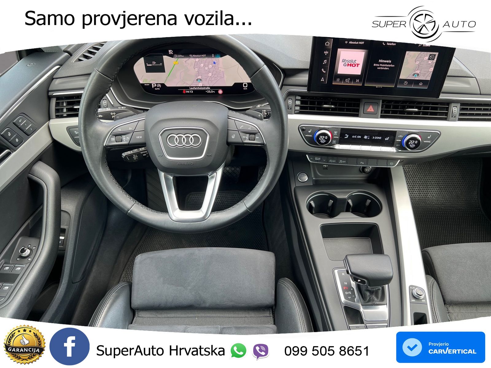 Audi A5 Sportback  40 TFSI (204 KS) quattro S tronic LED+GR SJED+ACC