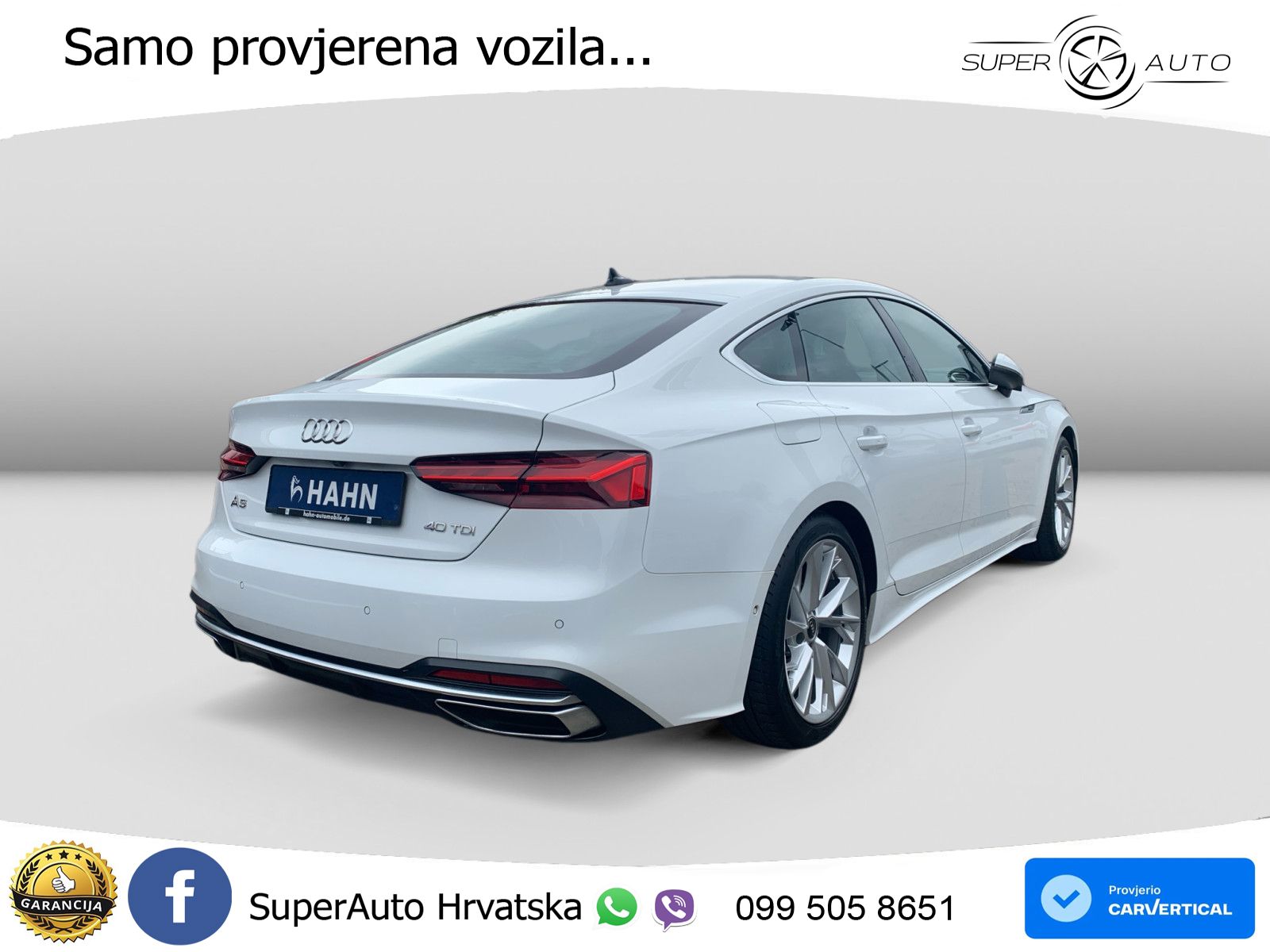 Audi A5 Sportback 40 TDI (204 KS) S tronic advanced MATRIX+GR SJED+KAM