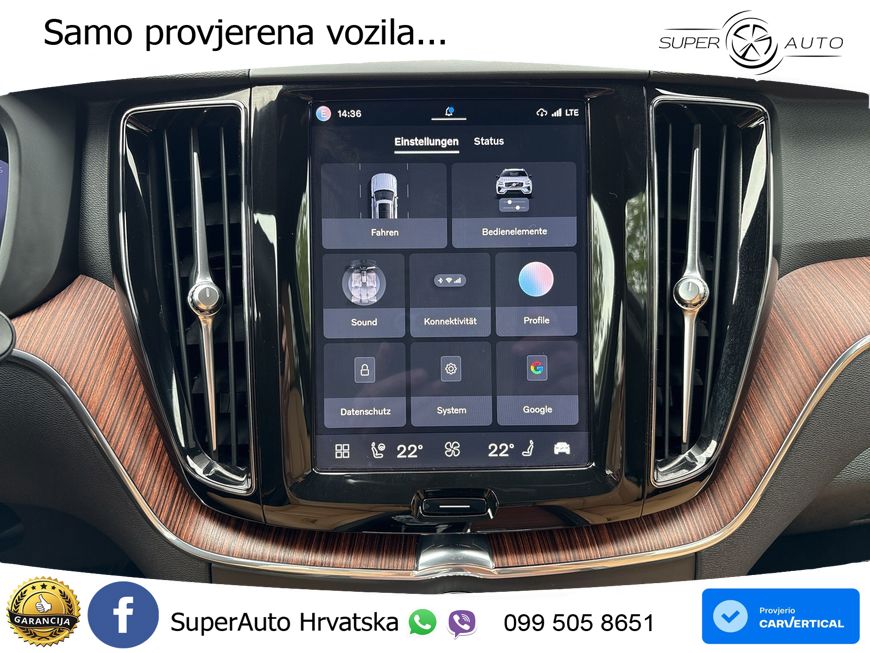 Volvo XC60 B4 Diesel AWD Geartronic ACC+GR SJED+360+PANO