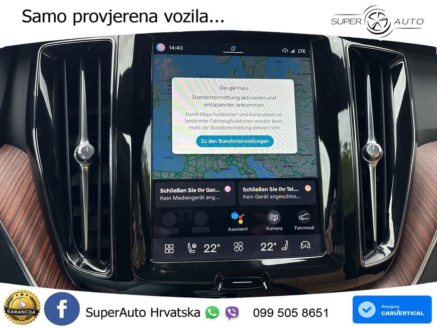 Volvo XC60 B4 Diesel AWD Geartronic ACC+GR SJED+360+PANO