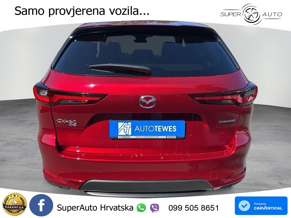 Mazda CX-60 2.5 e-Skyactiv (328 KS) AWD Automatic MATRIX+GR SJED+KAM