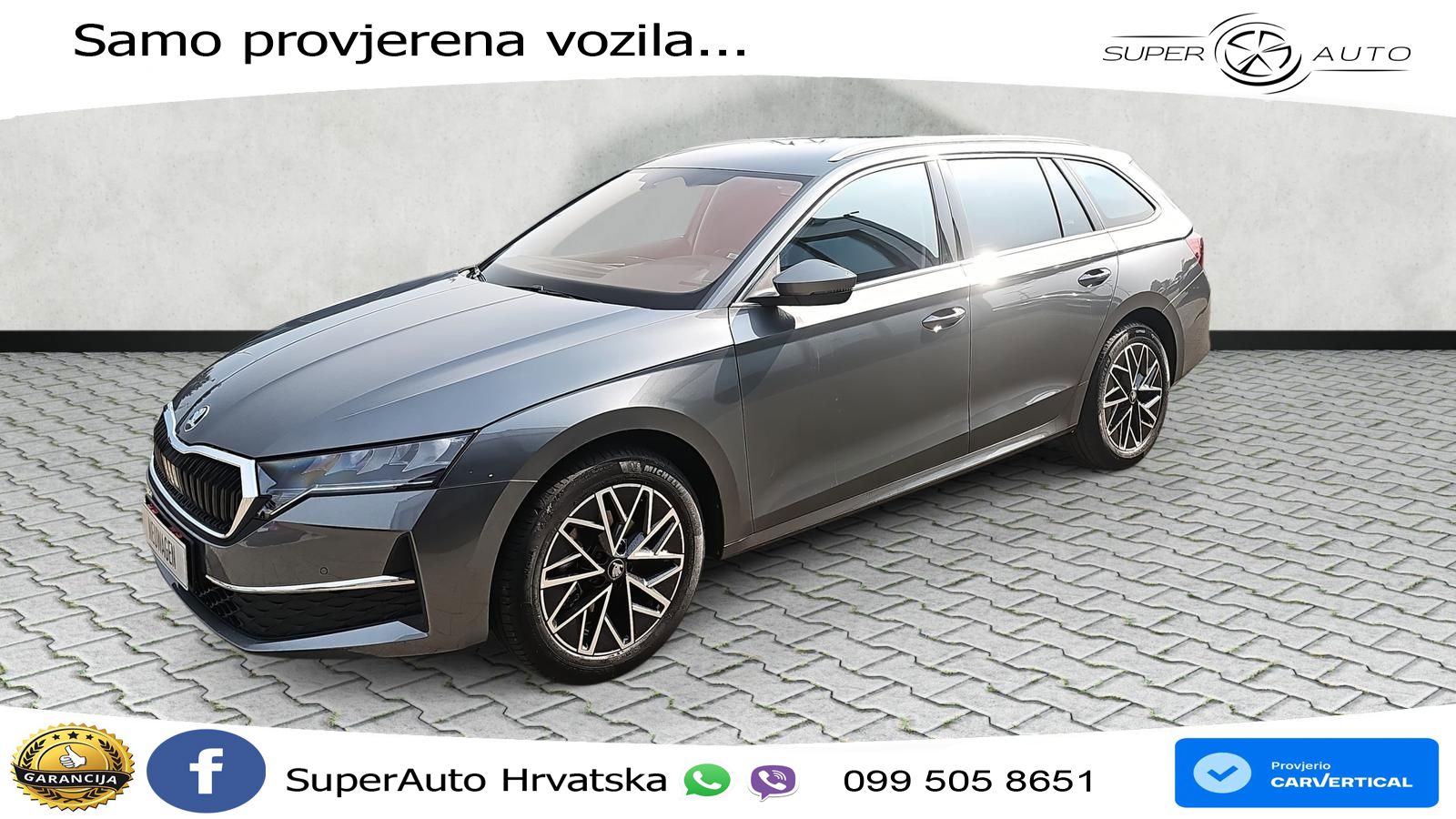 Škoda Octavia Combi 2.0 TDI (150 KS) DSG Selection LED+GR SJED+ACC