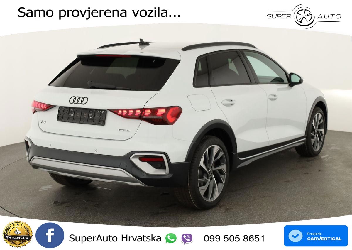 Audi A3 allstreet 40 TFSI (204 KS) quattro S tronic LED+GR SJED+ACC