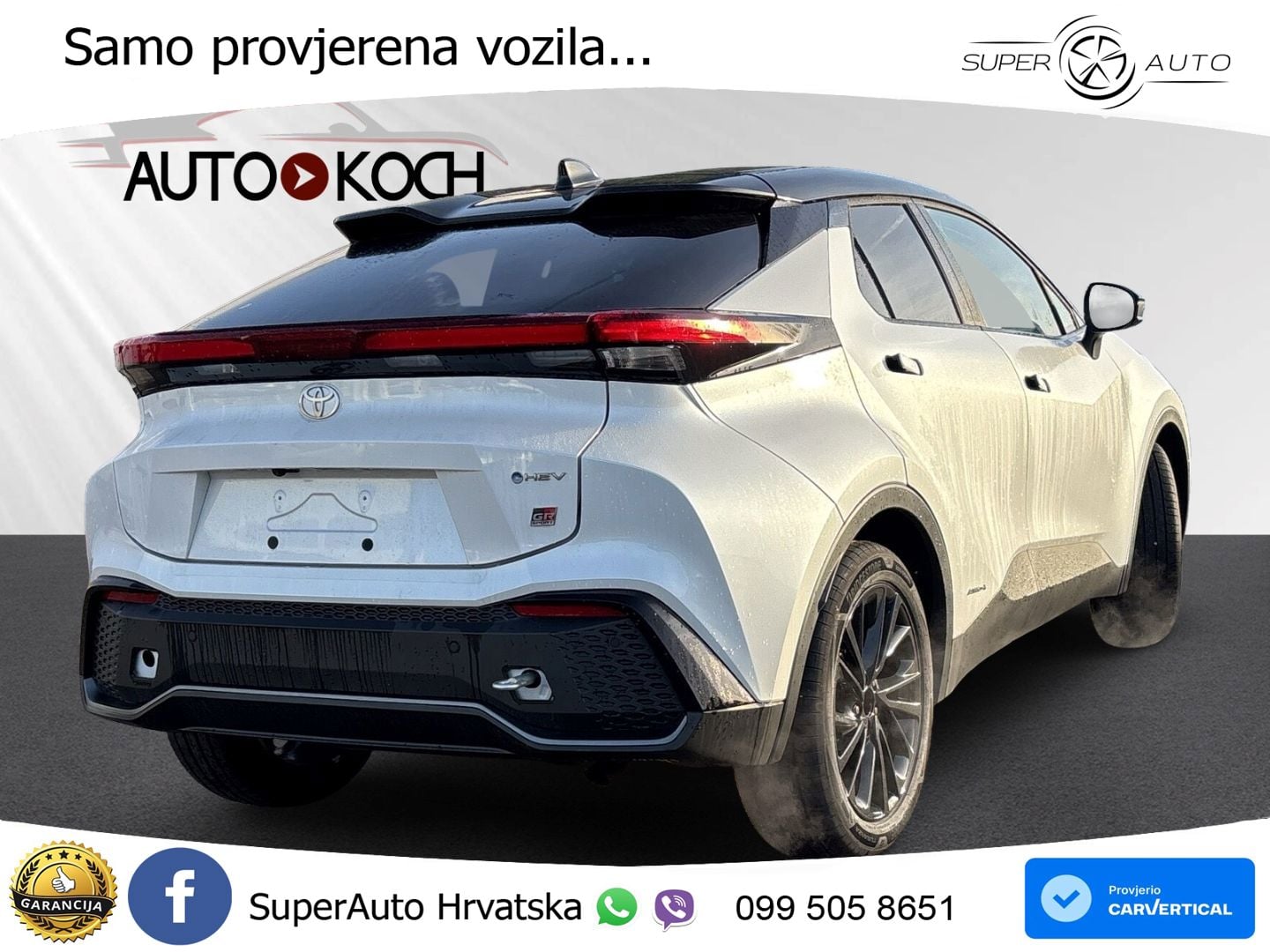 Toyota C-HR 2.0 (198 KS) Hybrid AWD e-CVT GR Sport LED+GR SJED+ACC