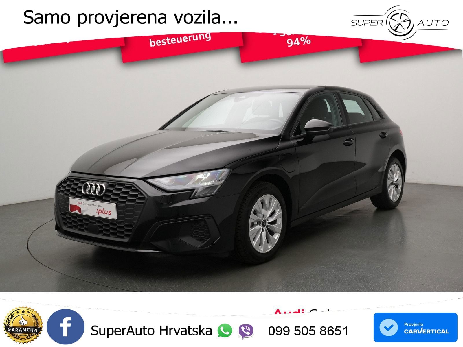 Audi A3 40 TFSIe (204 KS) S tronic LED+GR SJED+ACC