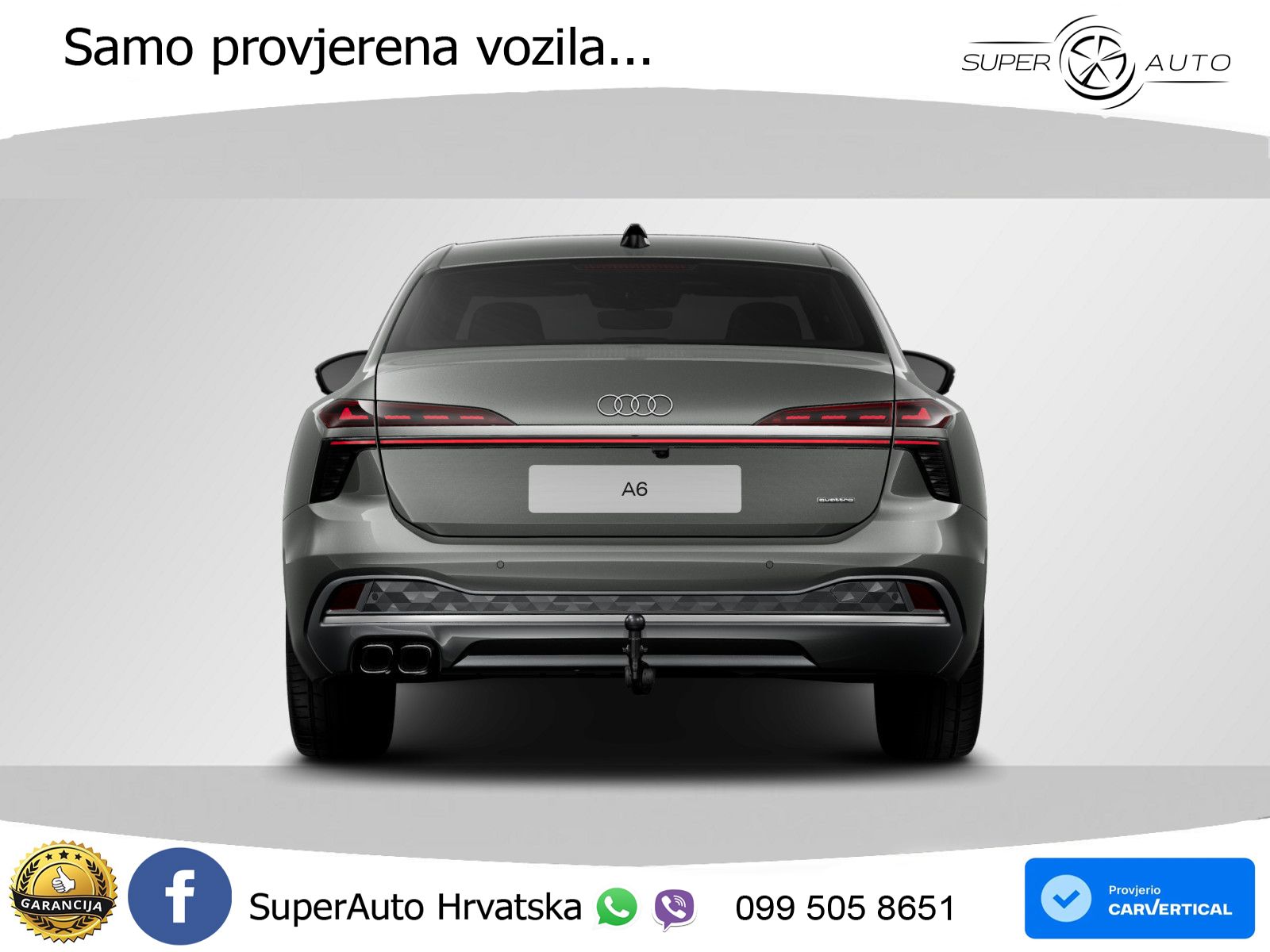 Audi A6 2.0 TDI (204 KS) quattro S tronic LED+GR SJED+ACC