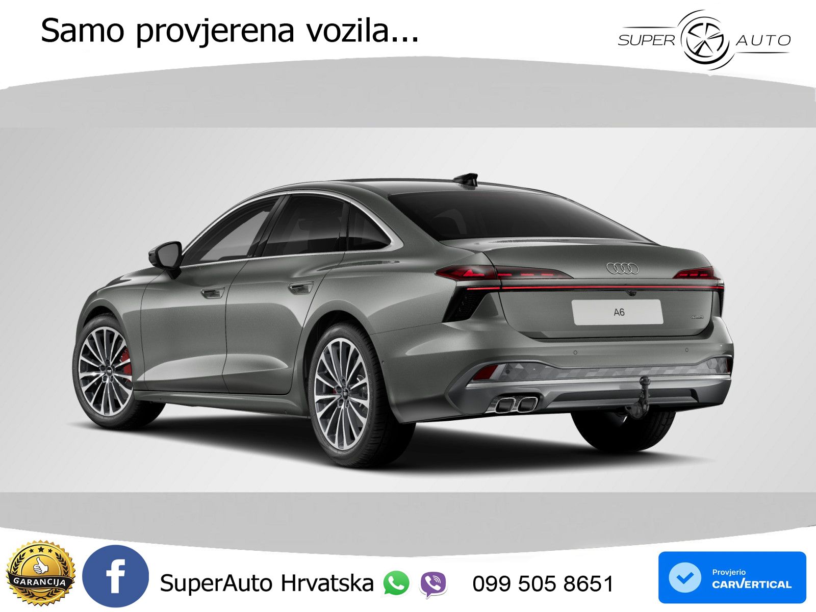 Audi A6 2.0 TDI (204 KS) quattro S tronic LED+GR SJED+ACC