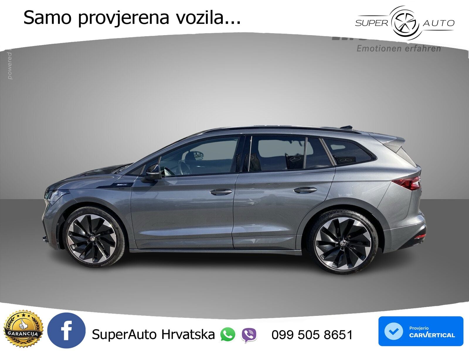 Škoda Enyaq iV 80x 82 kWh (265 KS) AWD SportLine LED+GR SJED+ACC