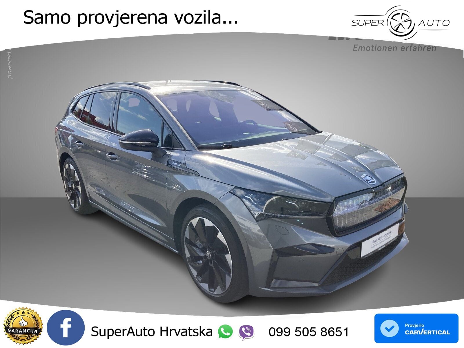 Škoda Enyaq iV 80x 82 kWh (265 KS) AWD SportLine LED+GR SJED+ACC