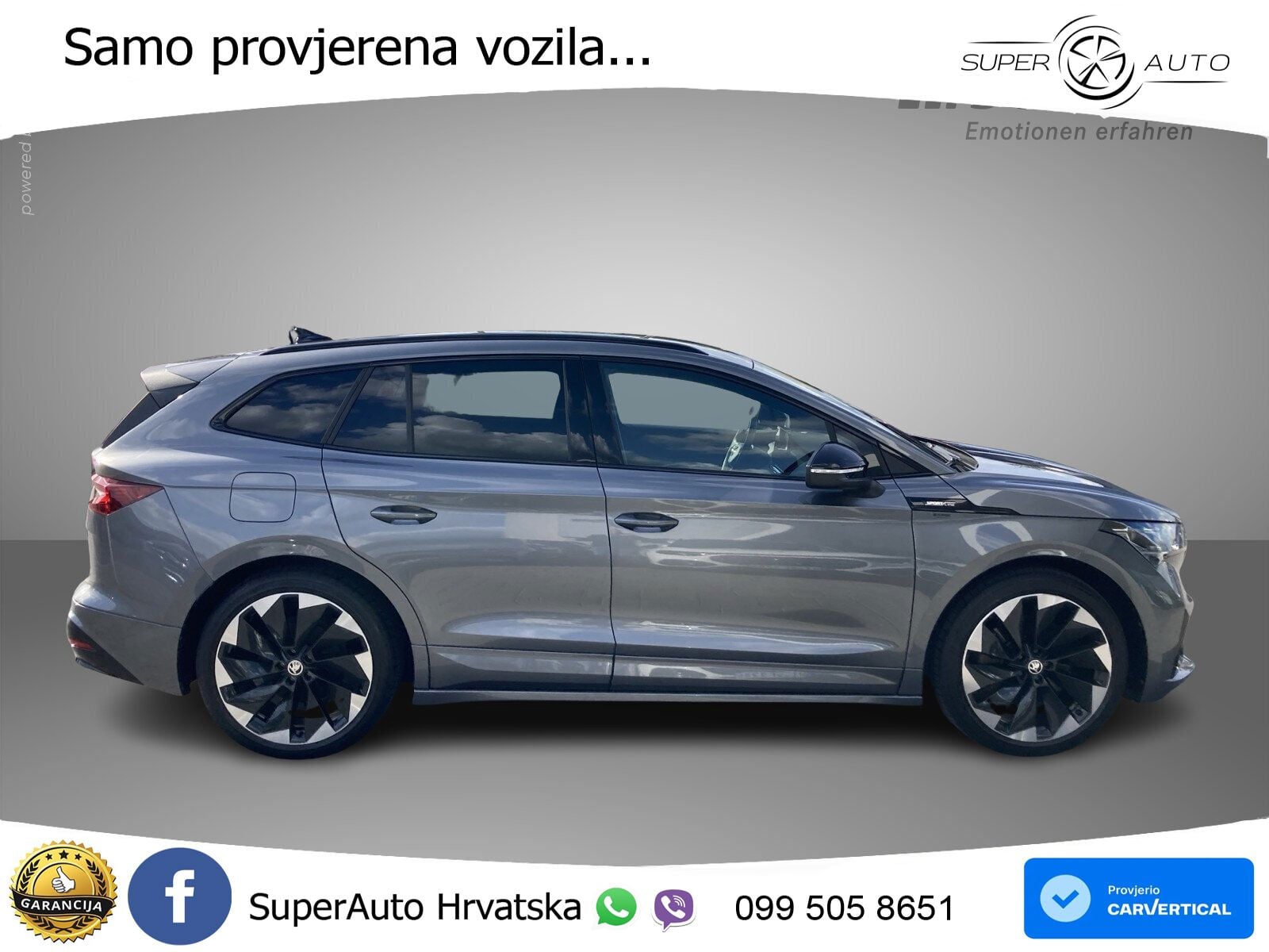 Škoda Enyaq iV 80x 82 kWh (265 KS) AWD SportLine LED+GR SJED+ACC