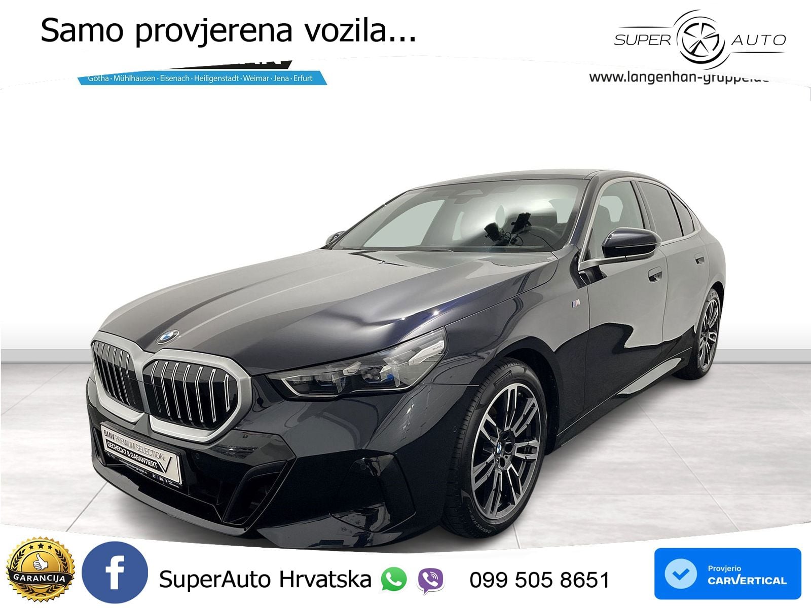 BMW 520d (197 KS) Steptronic M Sport LED+GR SJED+ACC