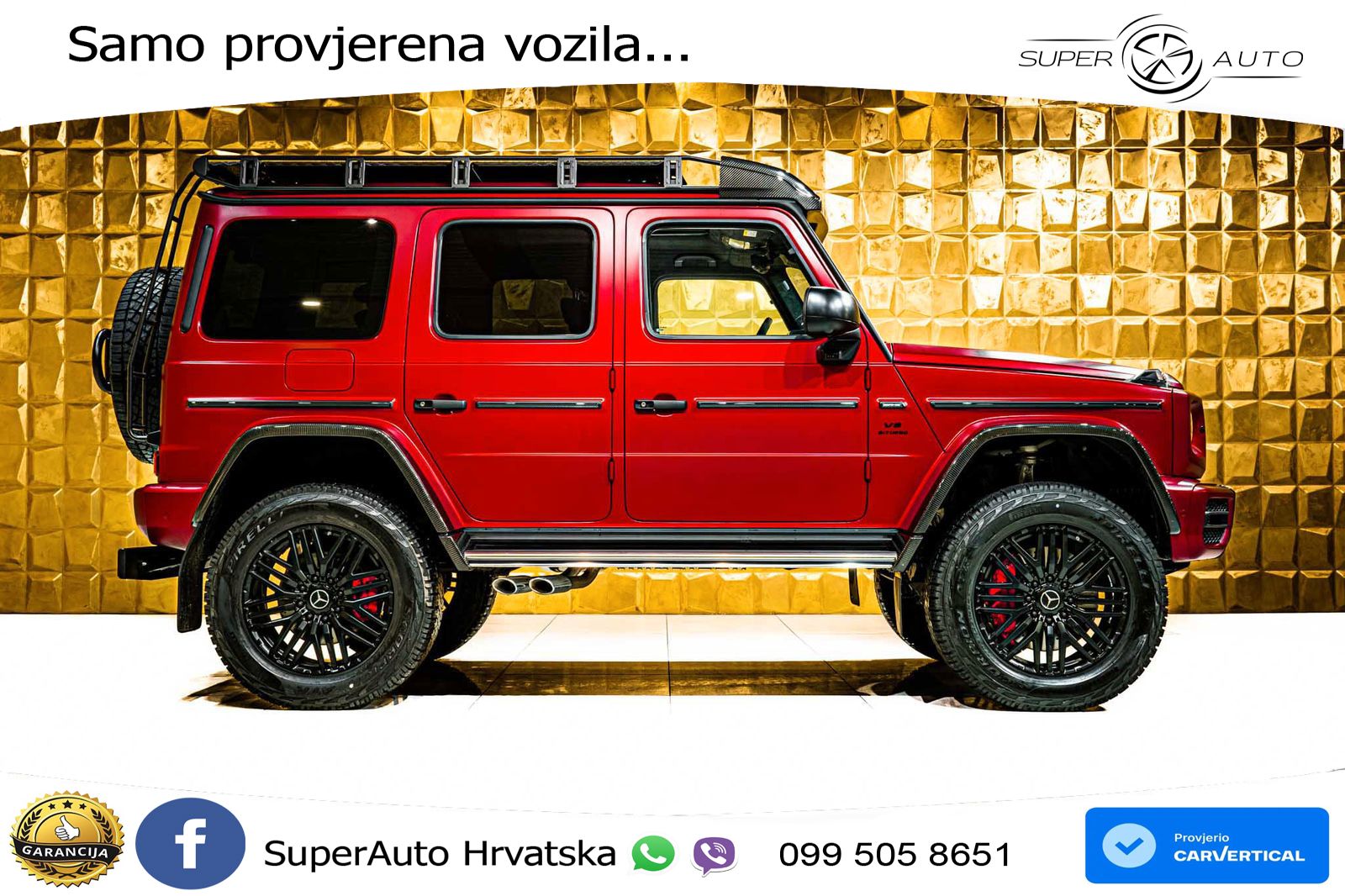 Mercedes AMG G 63 Long V8 (585 KS) 4MATIC 9G-TRONIC AMG SPEEDSHIFT PLUS