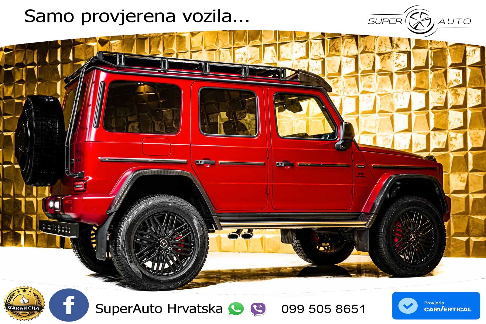 Mercedes AMG G 63 Long V8 (585 KS) 4MATIC 9G-TRONIC AMG SPEEDSHIFT PLUS