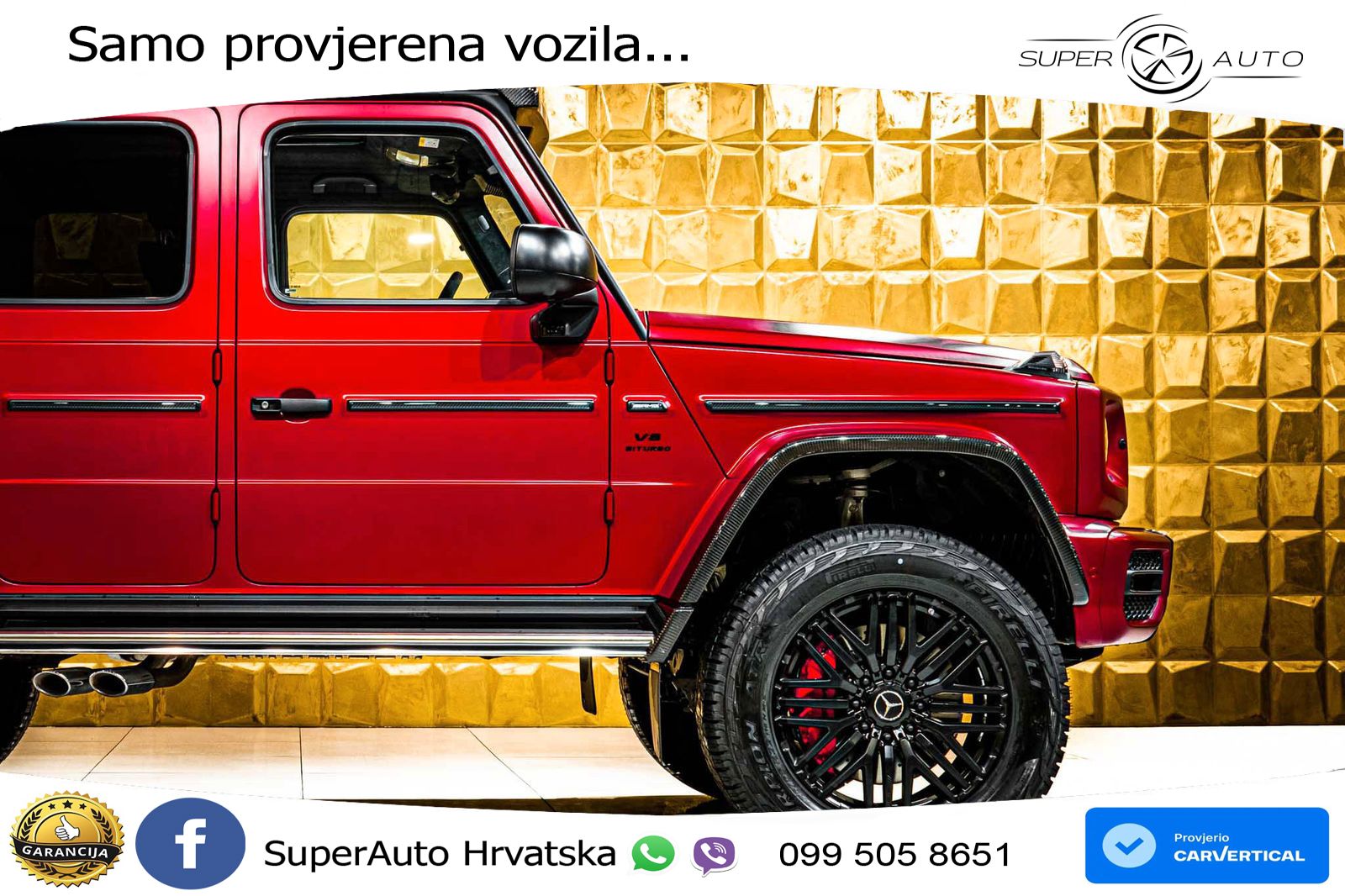 Mercedes AMG G 63 Long V8 (585 KS) 4MATIC 9G-TRONIC AMG SPEEDSHIFT PLUS