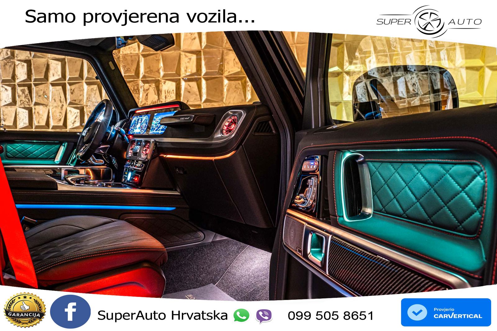 Mercedes AMG G 63 Long V8 (585 KS) 4MATIC 9G-TRONIC AMG SPEEDSHIFT PLUS