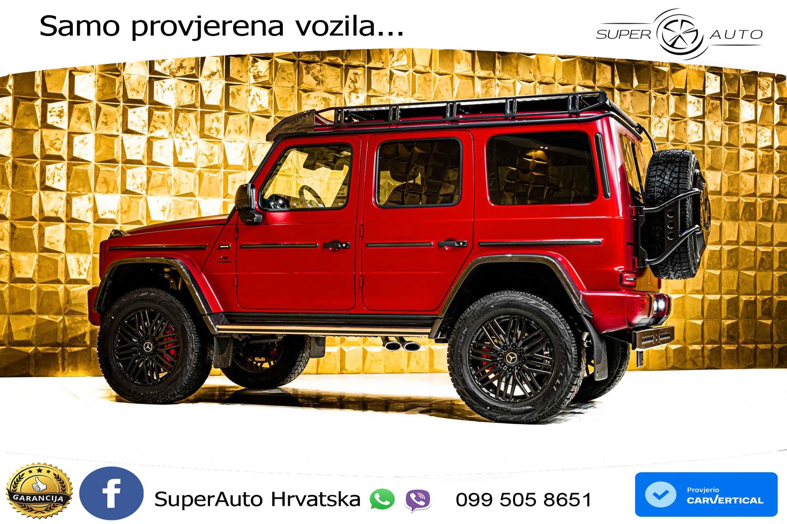 Mercedes AMG G 63 Long V8 (585 KS) 4MATIC 9G-TRONIC AMG SPEEDSHIFT PLUS