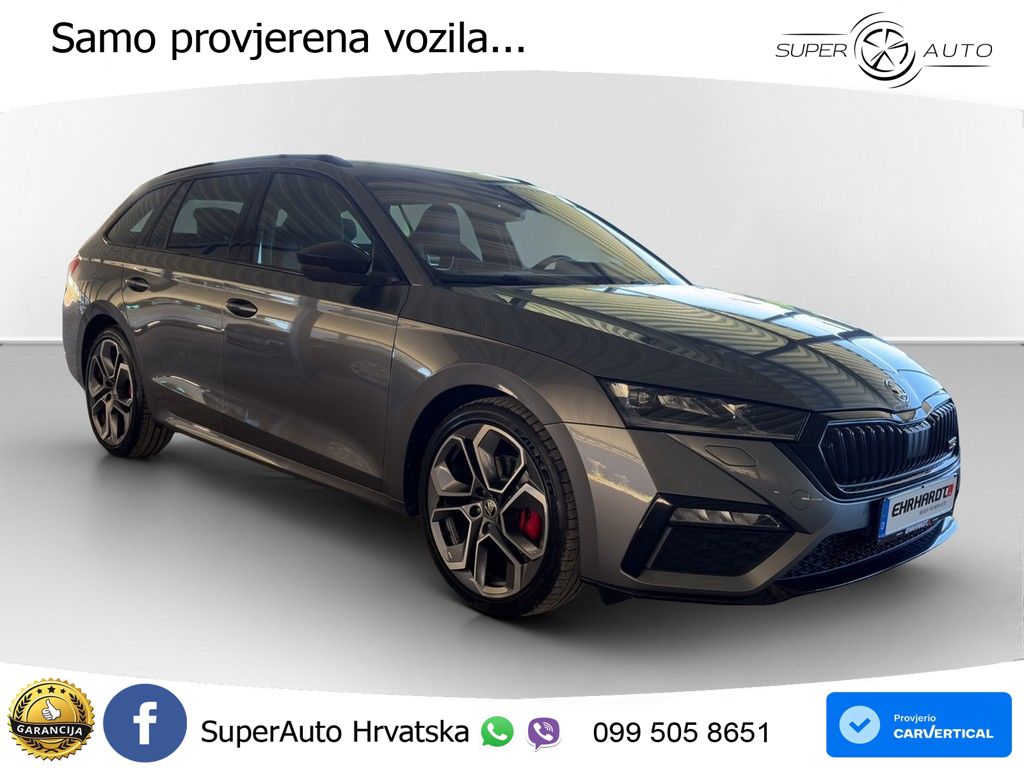 Škoda Octavia Combi RS 2.0 TDI (200 KS) 4x4 DSG LED+GR SJED+ACC