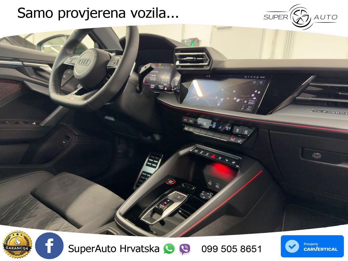 Audi S3 Limuzina 2.0 TFSI (333 KS) quattro S tronic MATRIX+GR SJED+KAM