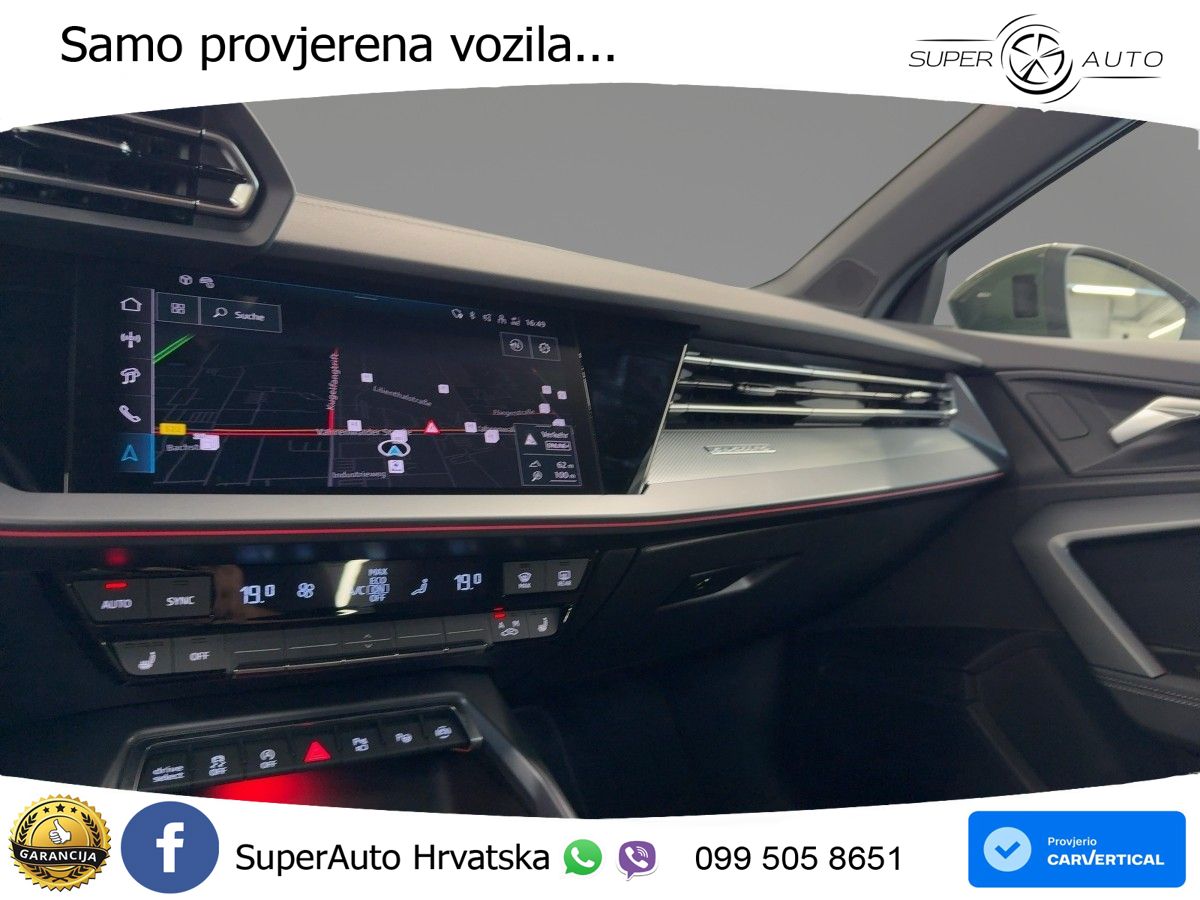 Audi S3 Limuzina 2.0 TFSI (333 KS) quattro S tronic MATRIX+GR SJED+KAM