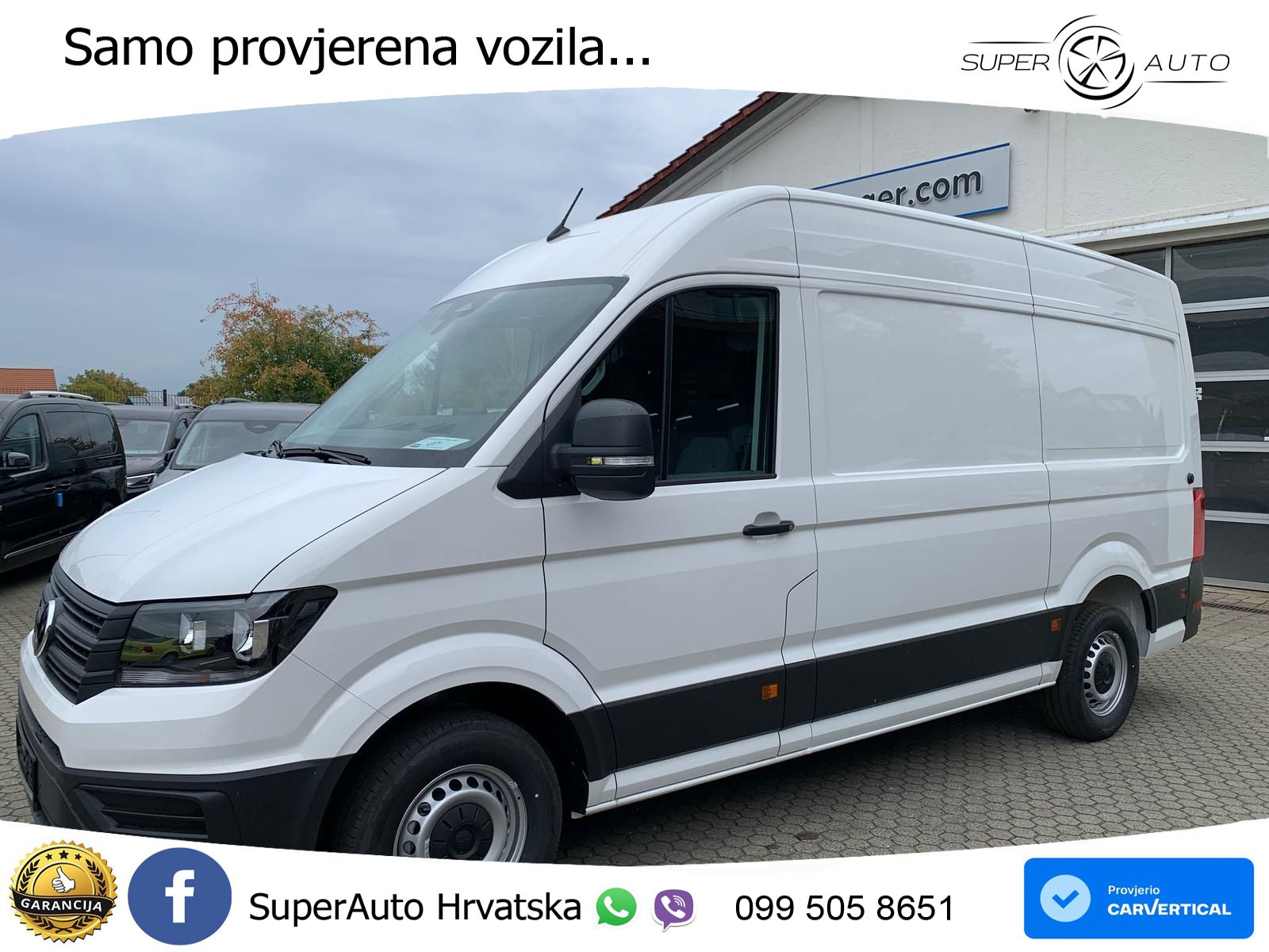 Volkswagen Crafter 35 Kasten MR Hoch Kamera APP Schwingsitz 140 KS