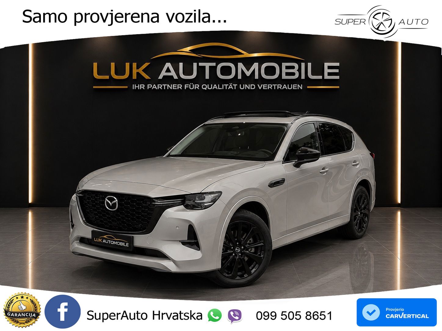 Mazda CX-60 2.5 e-Skyactiv (328 KS) AWD Automatic ACC+HEAD+4xGR SJED+360+PANO
