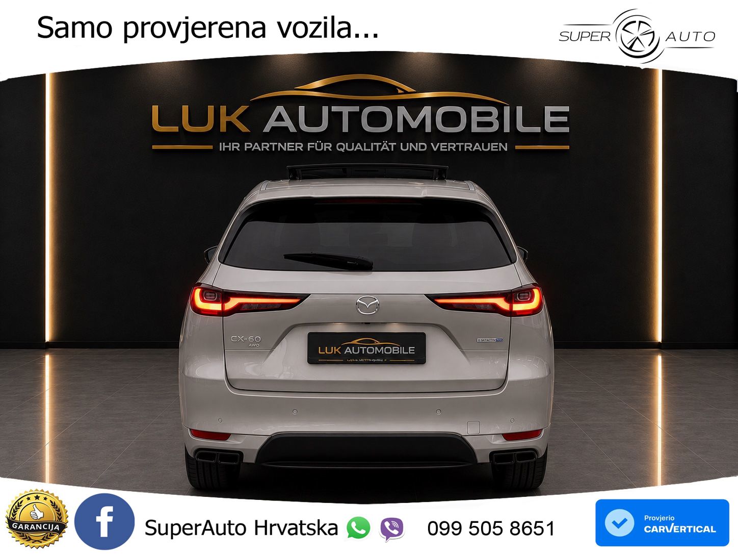Mazda CX-60 2.5 e-Skyactiv (328 KS) AWD Automatic ACC+HEAD+4xGR SJED+360+PANO