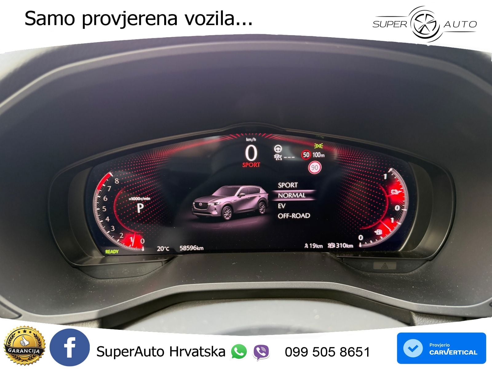 Mazda CX-60 2.5 e-Skyactiv (328 KS) AWD Automatic ACC+HEAD+4xGR SJED+360+PANO