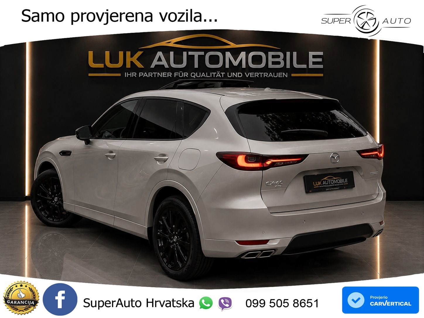Mazda CX-60 2.5 e-Skyactiv (328 KS) AWD Automatic ACC+HEAD+4xGR SJED+360+PANO