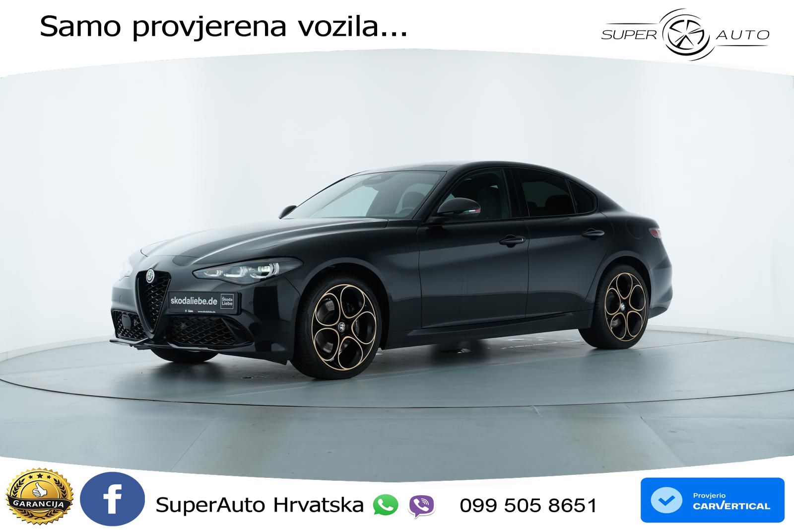 Alfa Romeo Giulia 2.0 Turbo (280 KS) Q4 Automatic LED+GR SJED+ACC