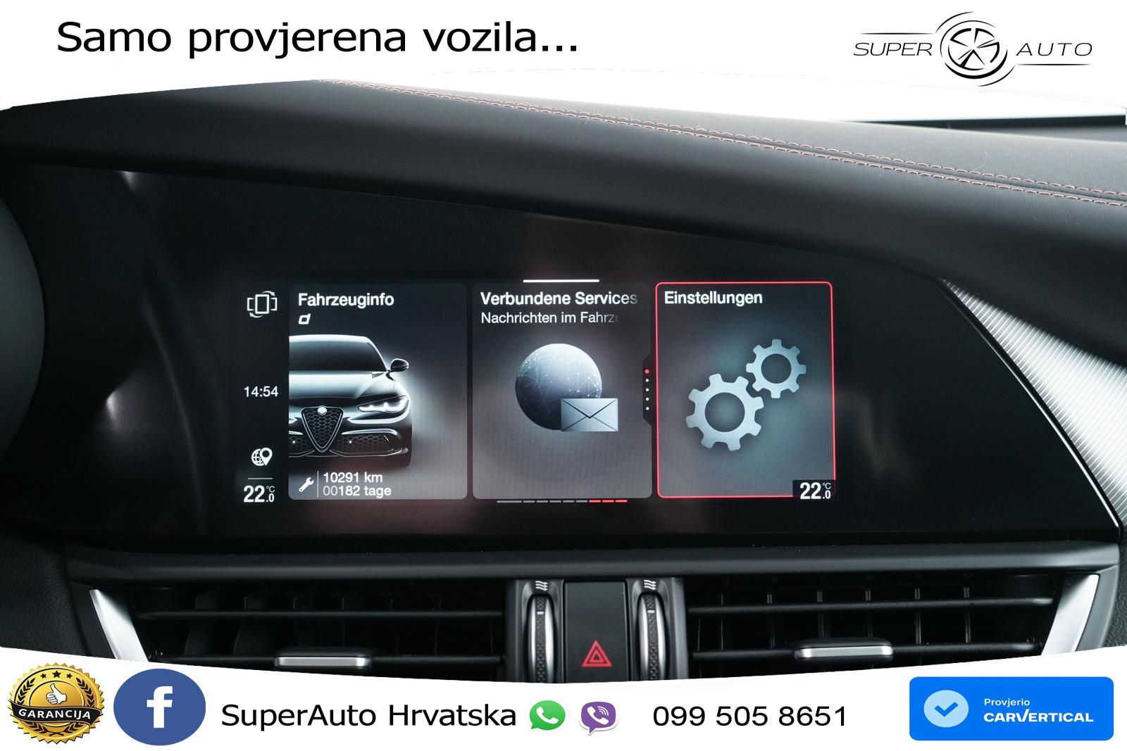 Alfa Romeo Giulia 2.0 Turbo (280 KS) Q4 Automatic LED+GR SJED+ACC