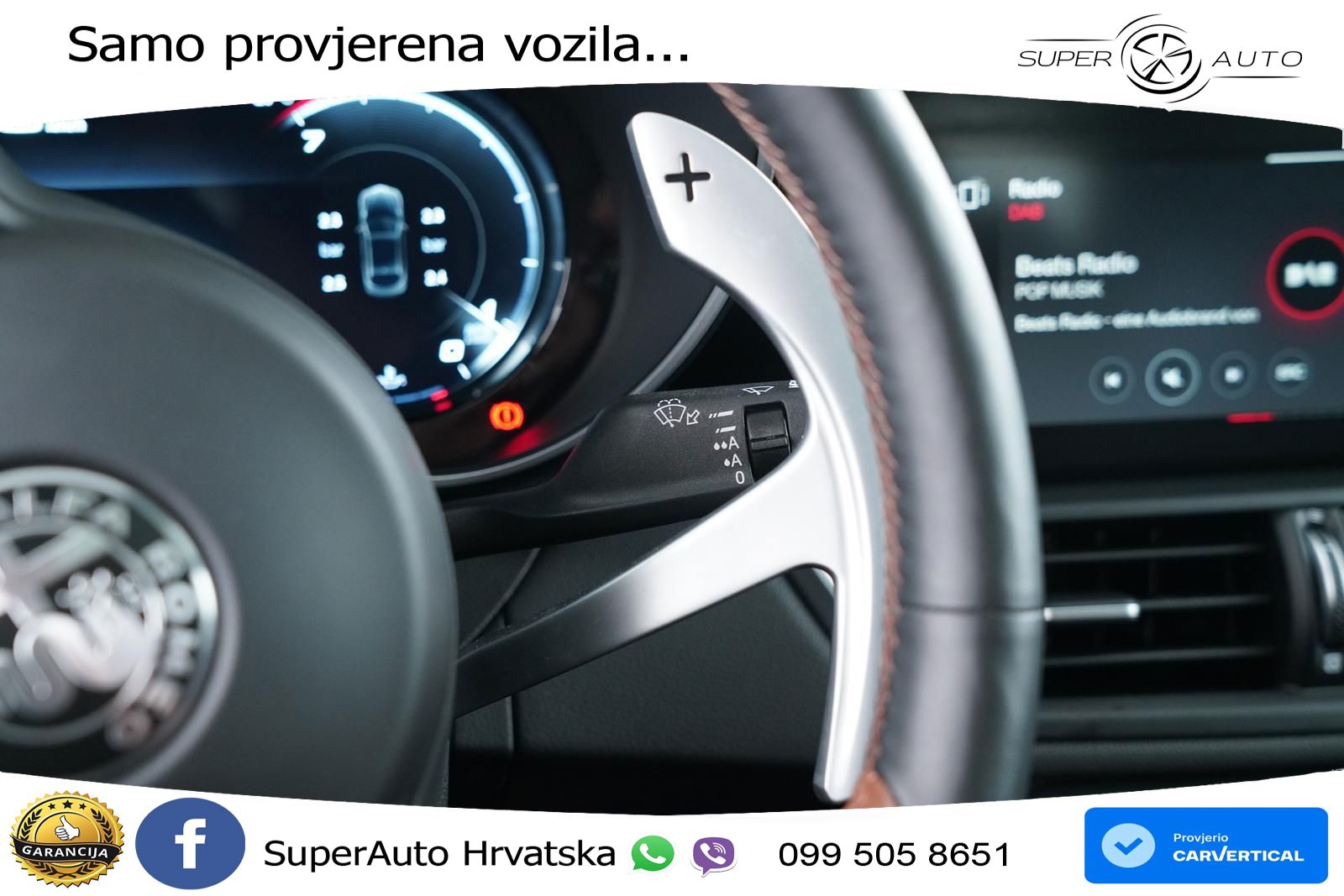 Alfa Romeo Giulia 2.0 Turbo (280 KS) Q4 Automatic LED+GR SJED+ACC